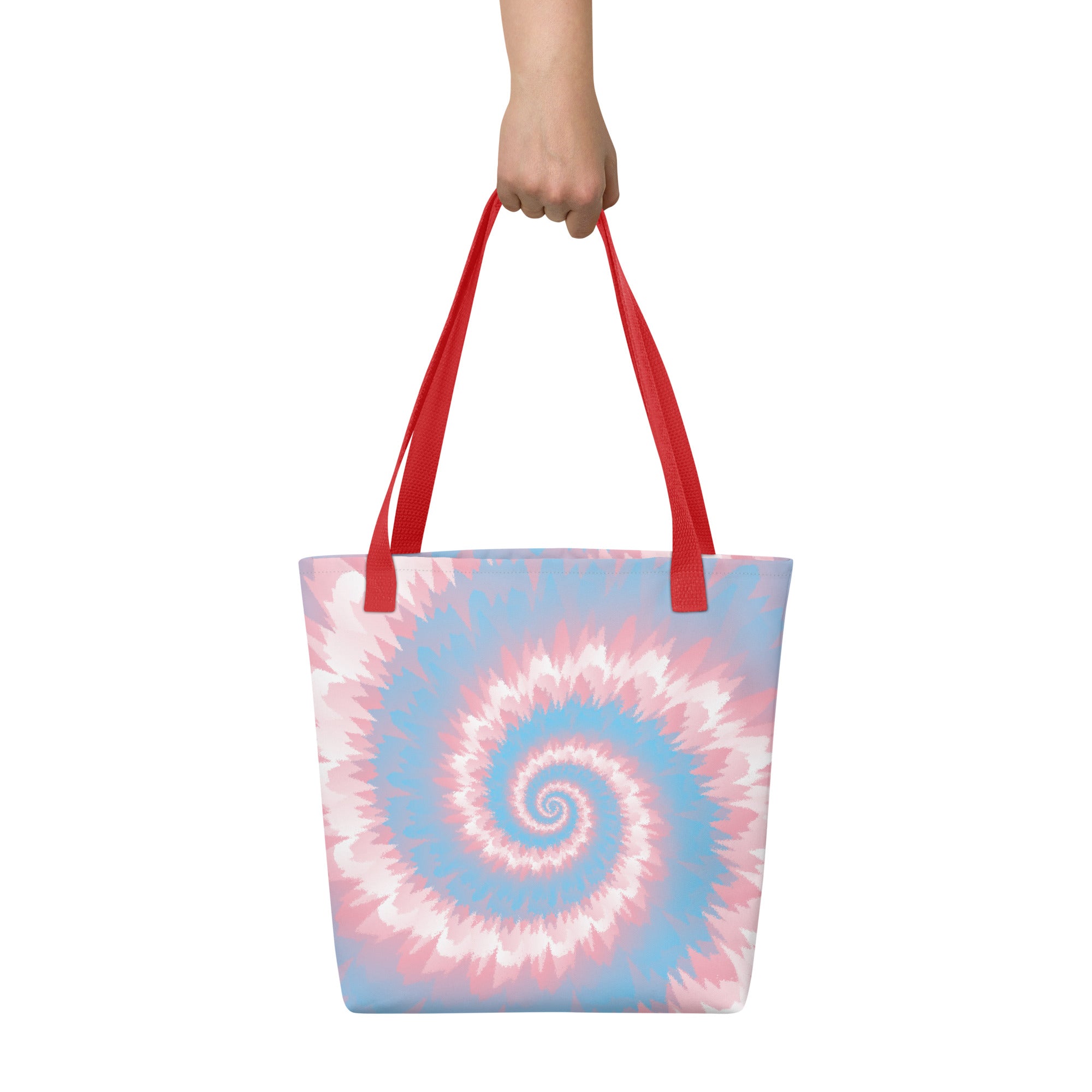 Tote bag Tie Dye Spiral Transgender