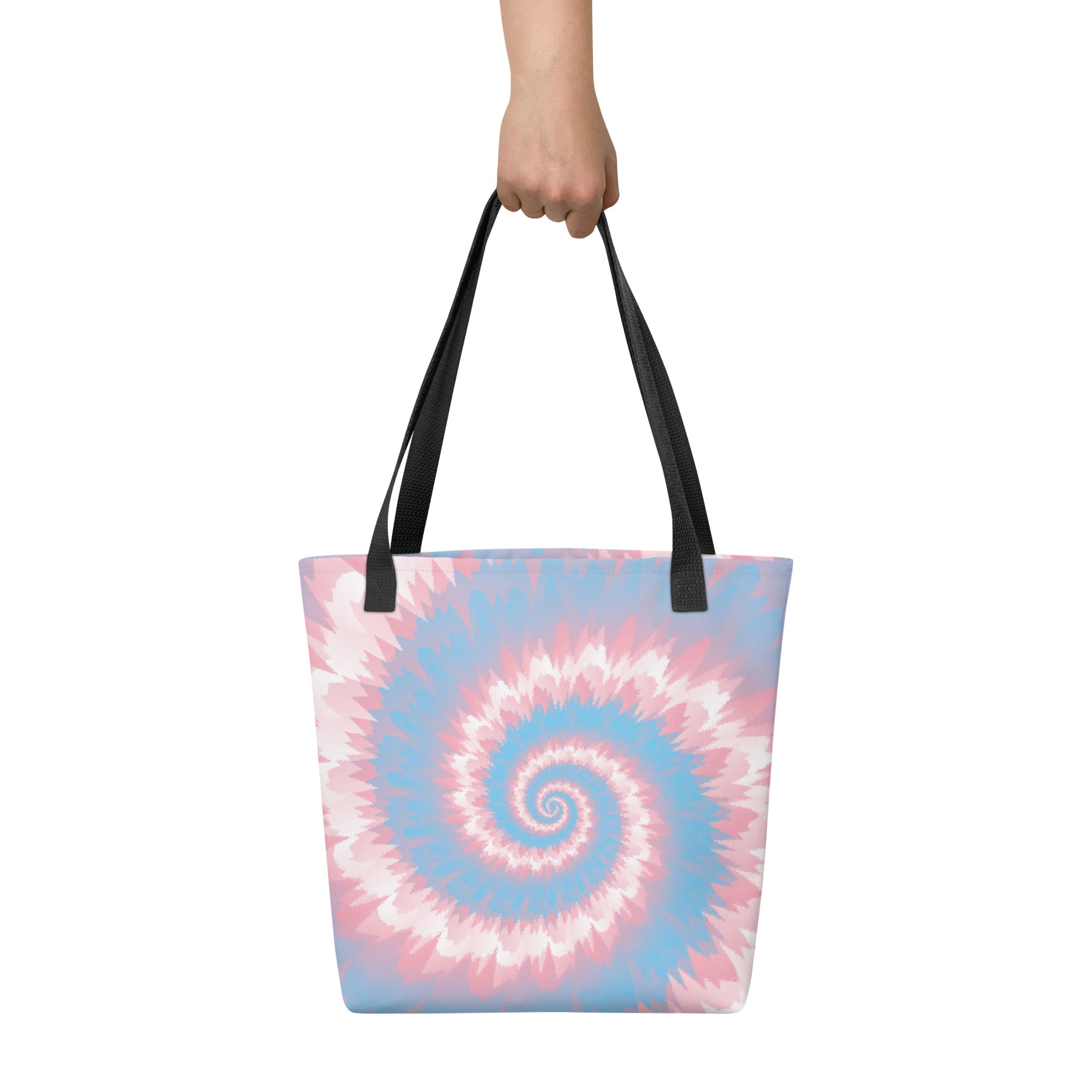 Tote bag Tie Dye Spiral Transgender