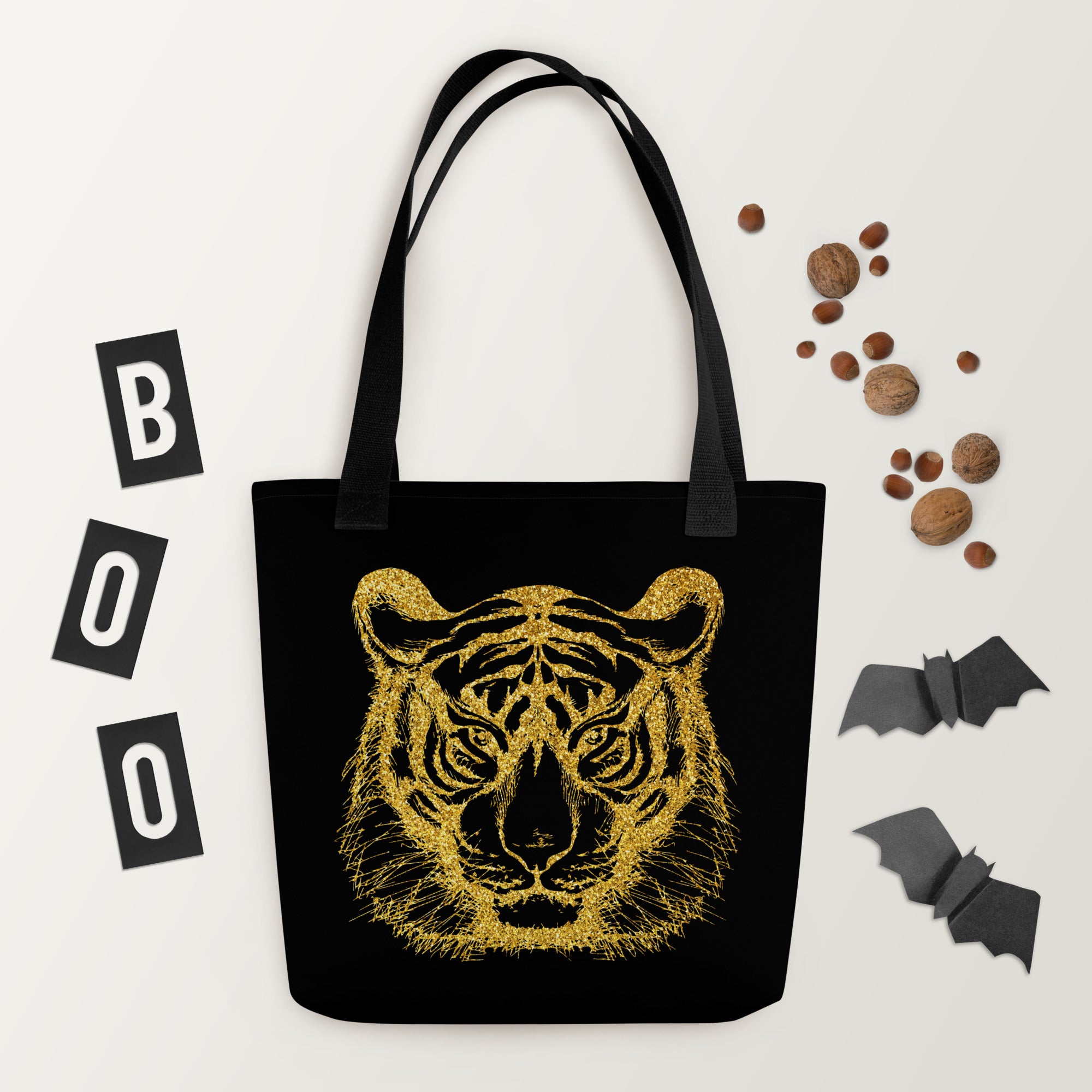 Tote bag Tiger Black