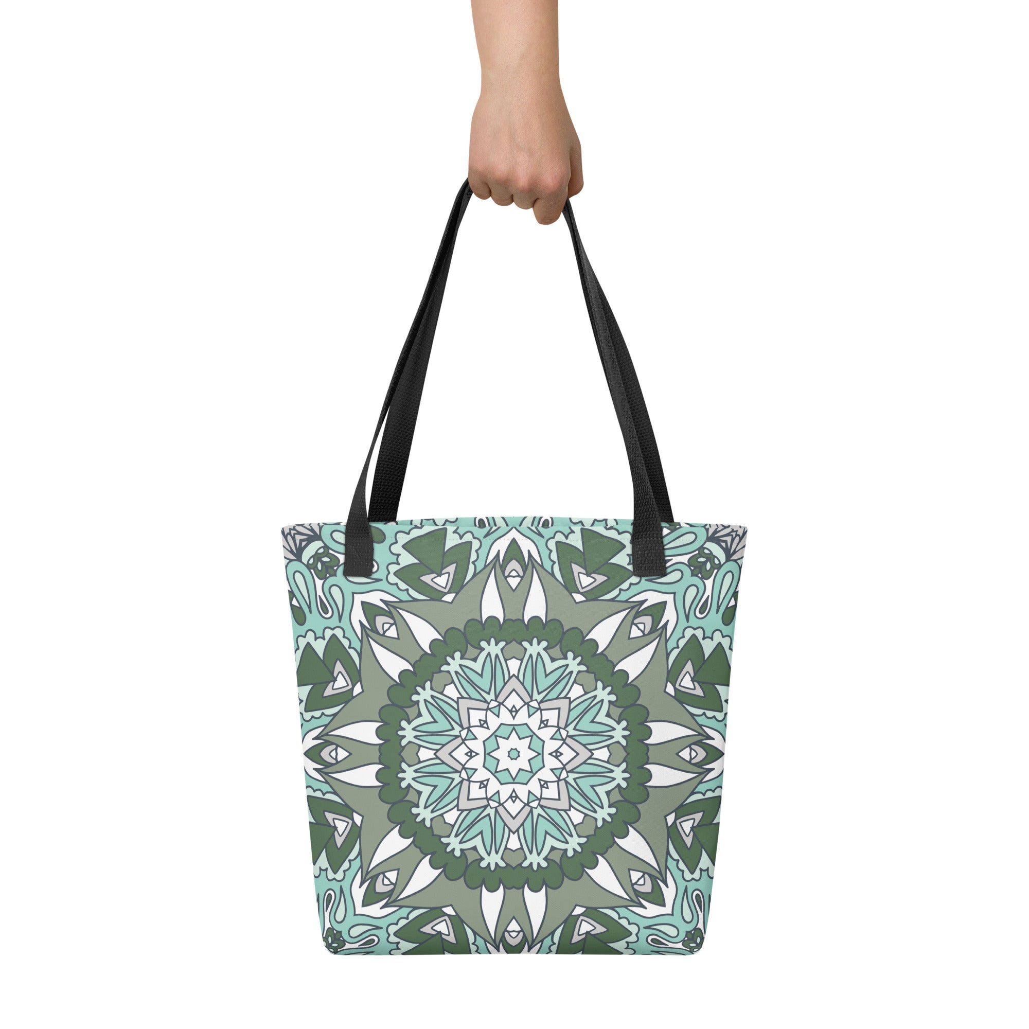 Tote bag White Mandala