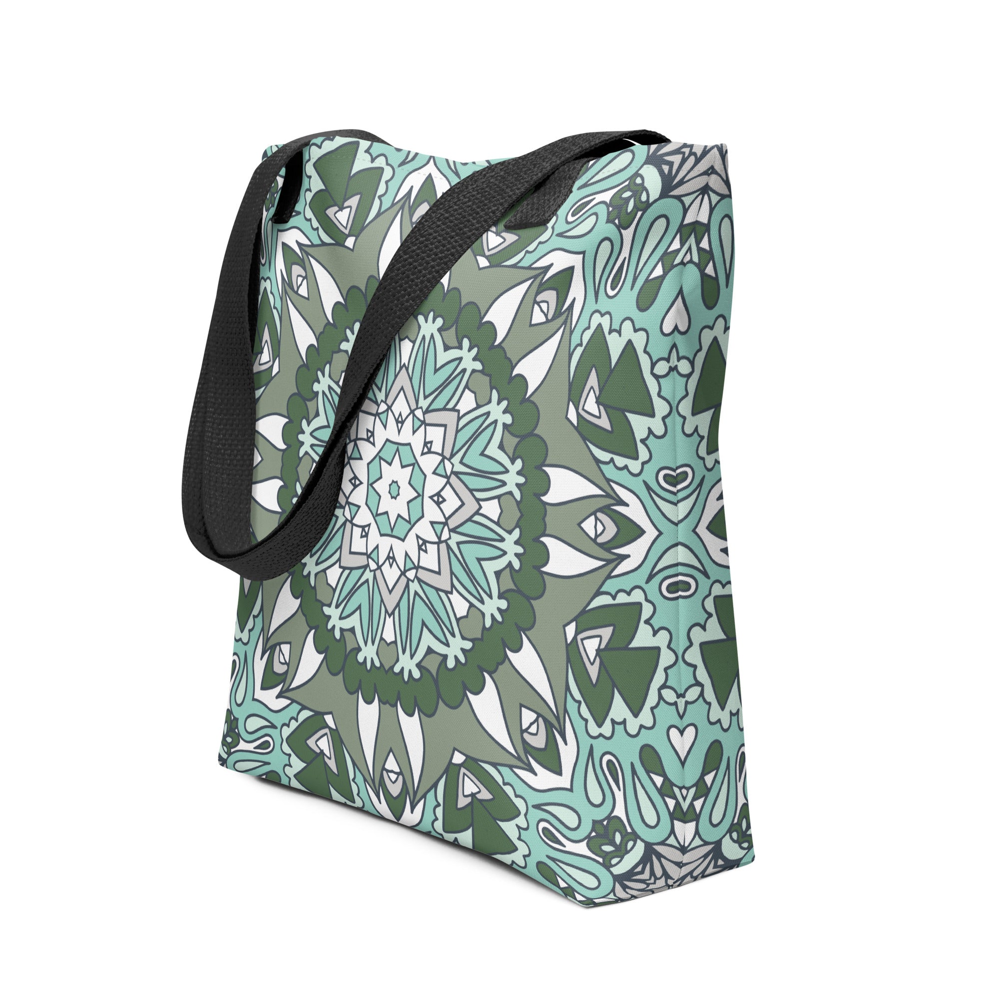 Tote bag White Mandala