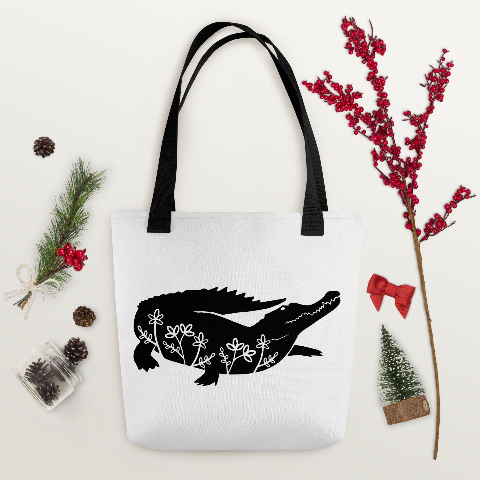 Tote bag Wildlife Crocodile