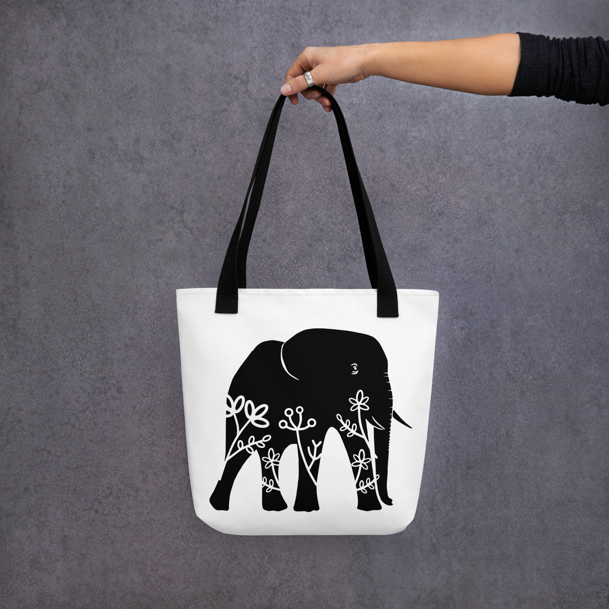 Tote bag Wildlife Elephant