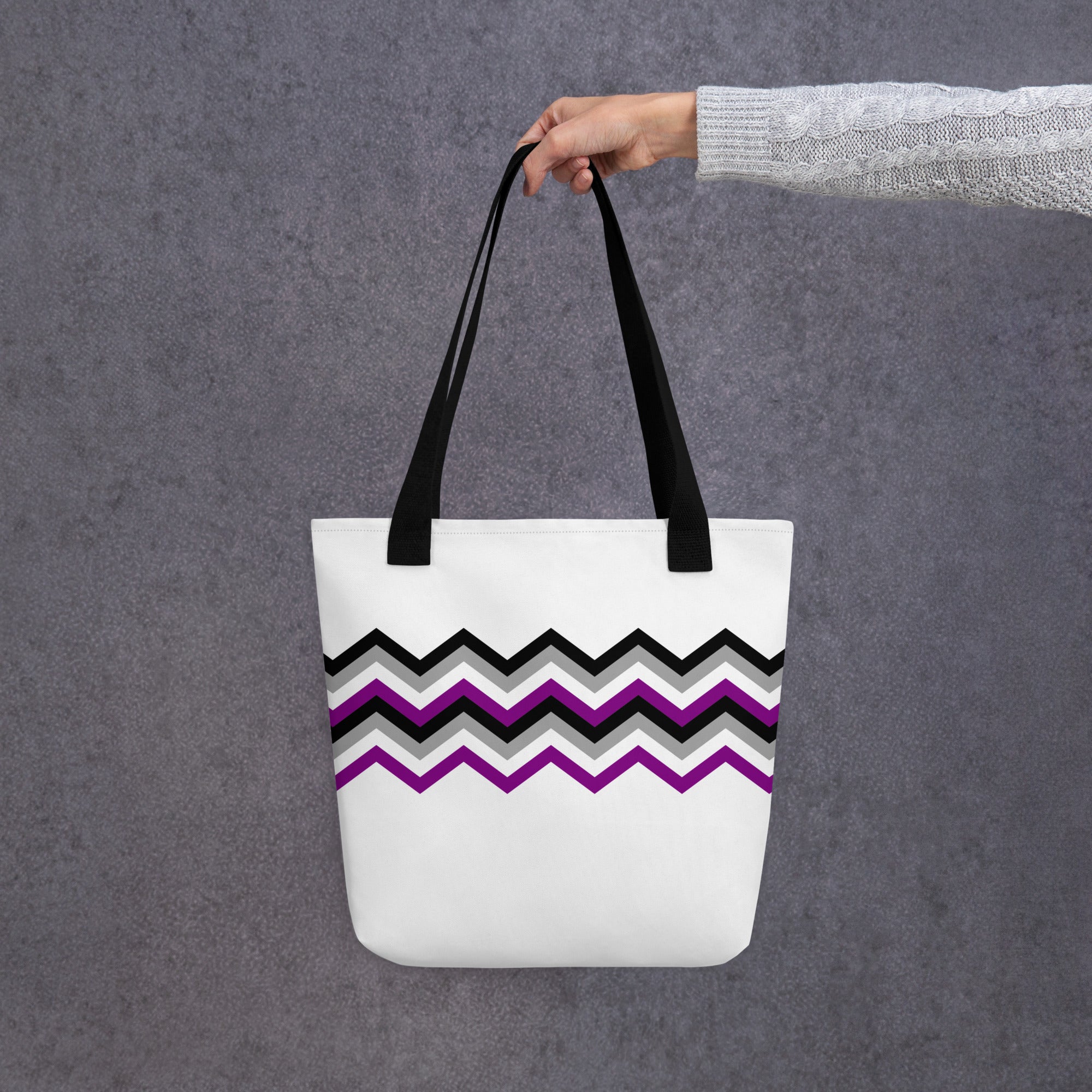 Tote bag Zigzag Asexual