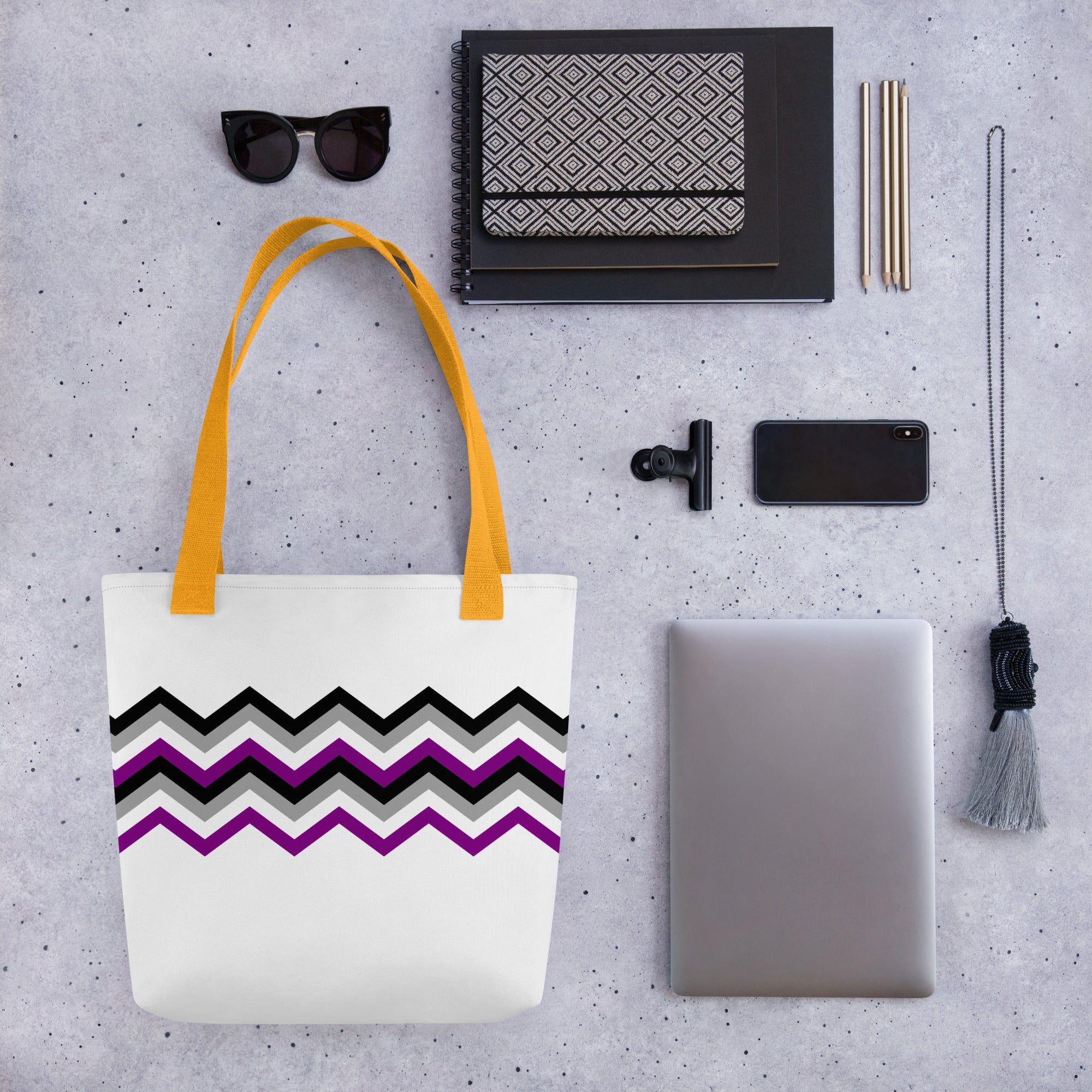 Tote bag Zigzag Asexual