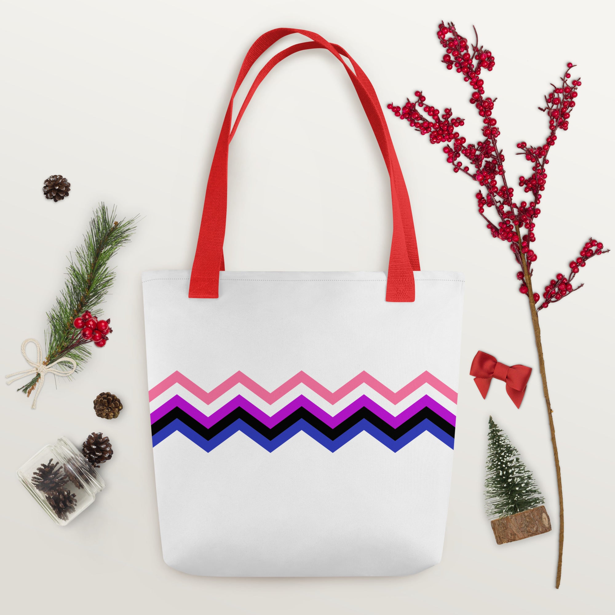 Tote bag Zigzag Genderfluid