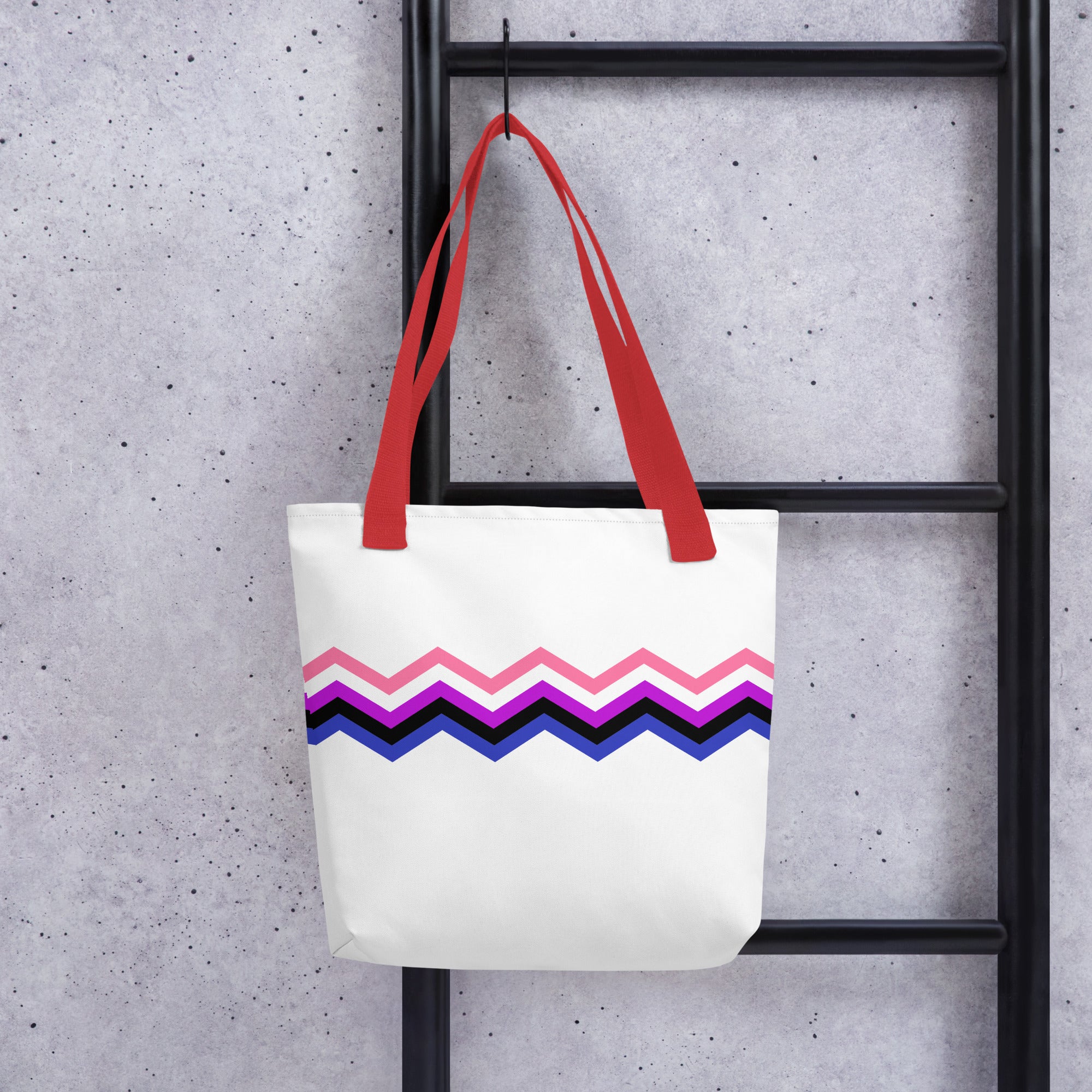 Tote bag Zigzag Genderfluid