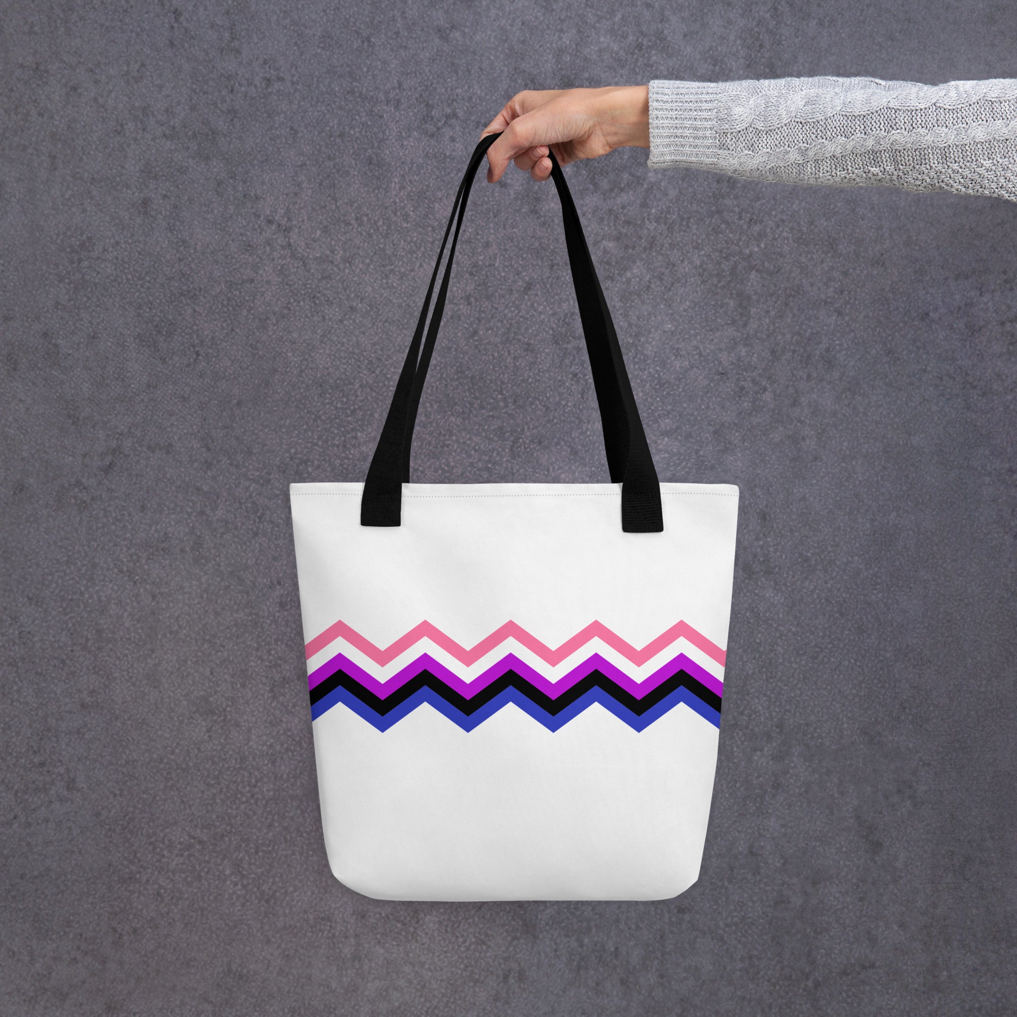 Tote bag Zigzag Genderfluid