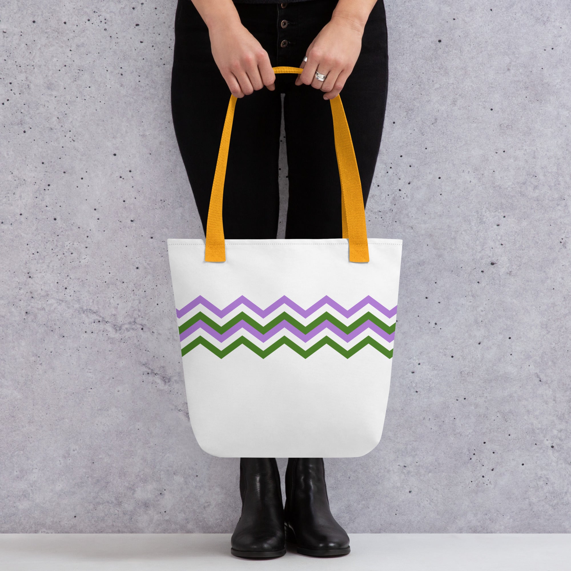 Tote bag Zigzag Genderqueer