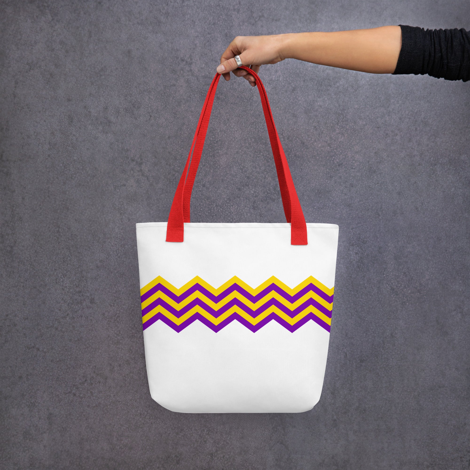 Tote bag Zigzag Intersex