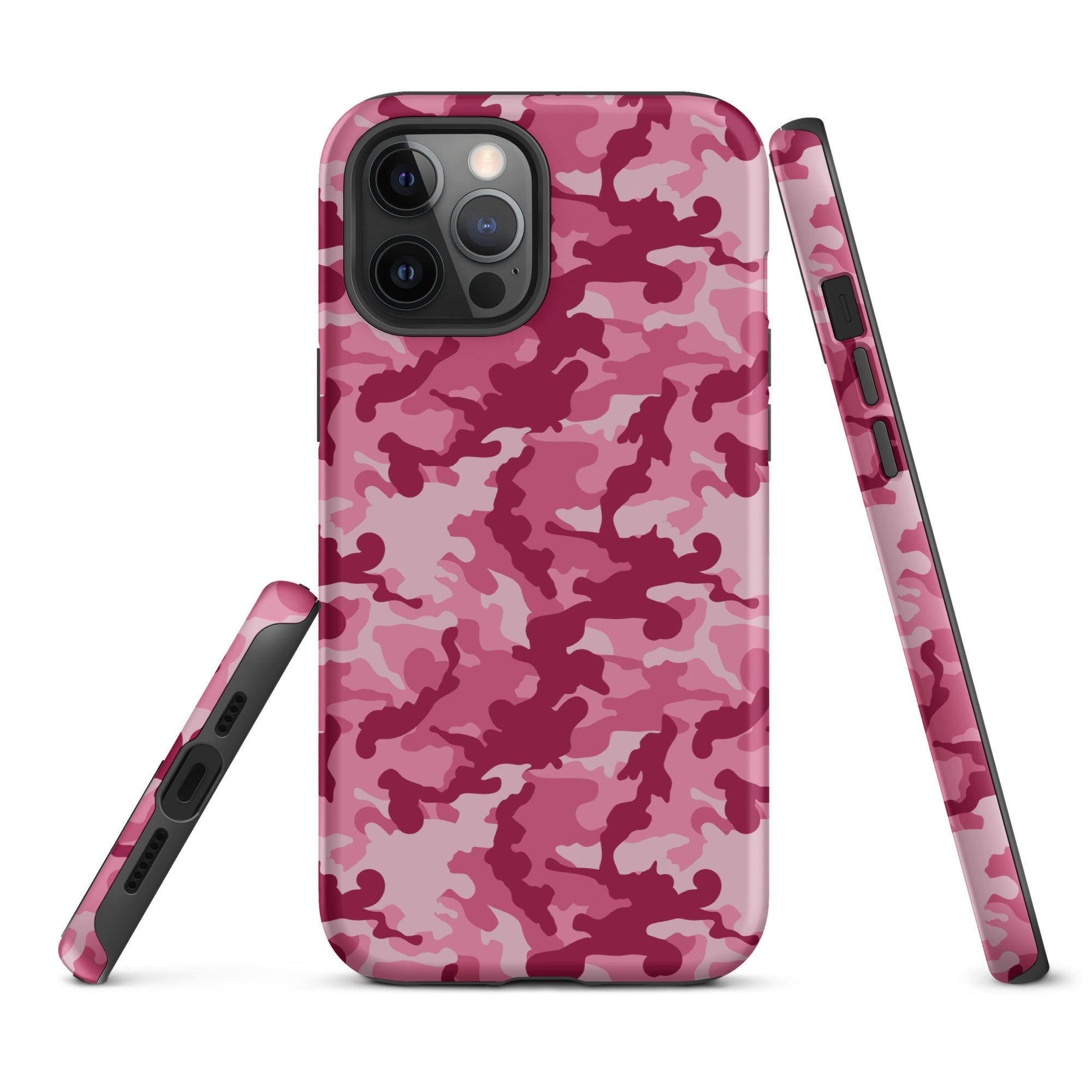 Tough Case for iPhone® Camo Dark Pink