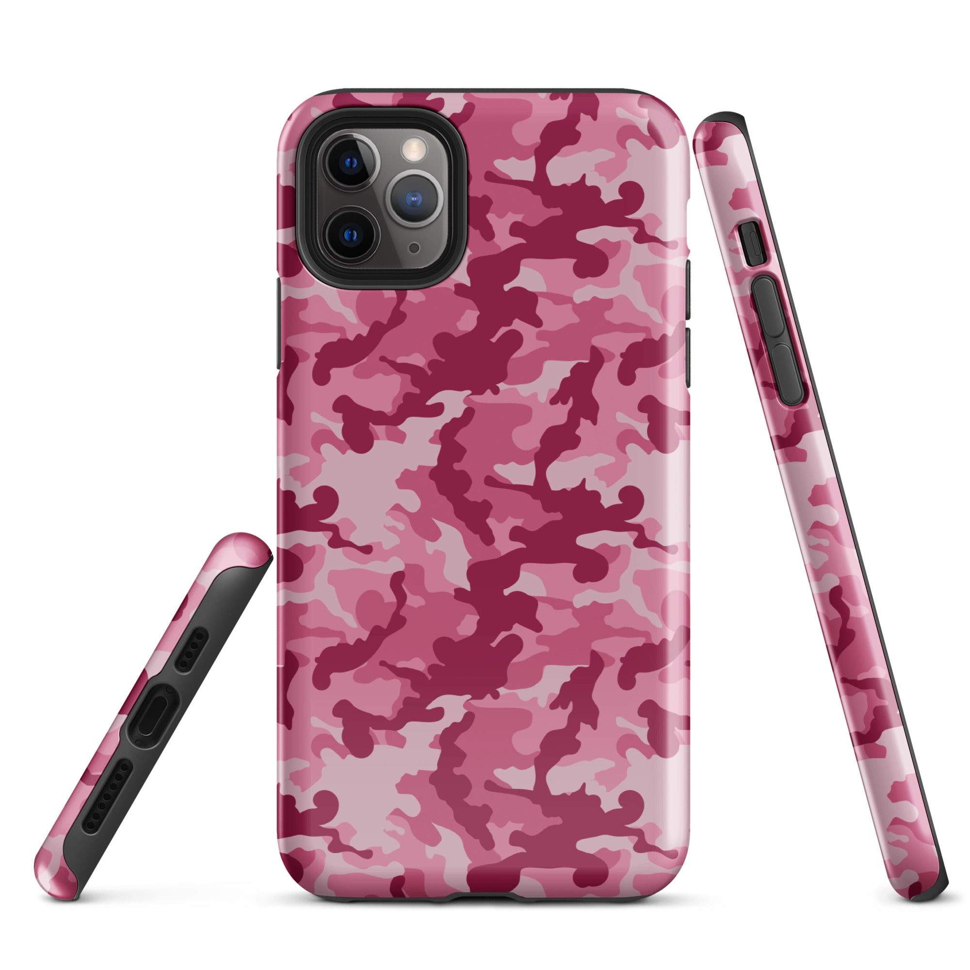 Tough Case for iPhone® Camo Dark Pink