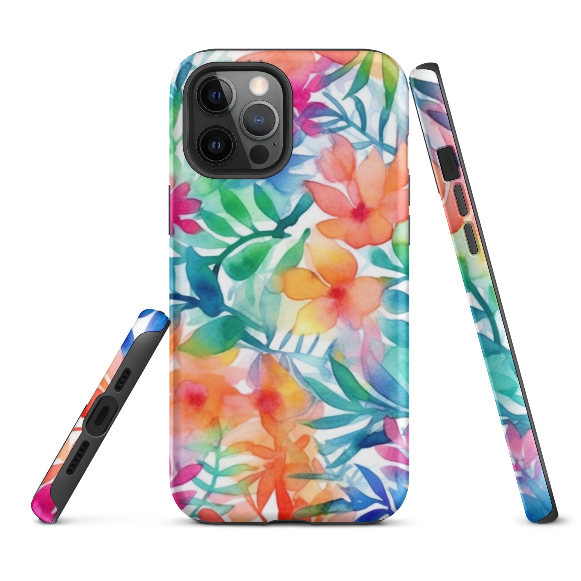 Tough Case for iPhone® Floral Pattern III