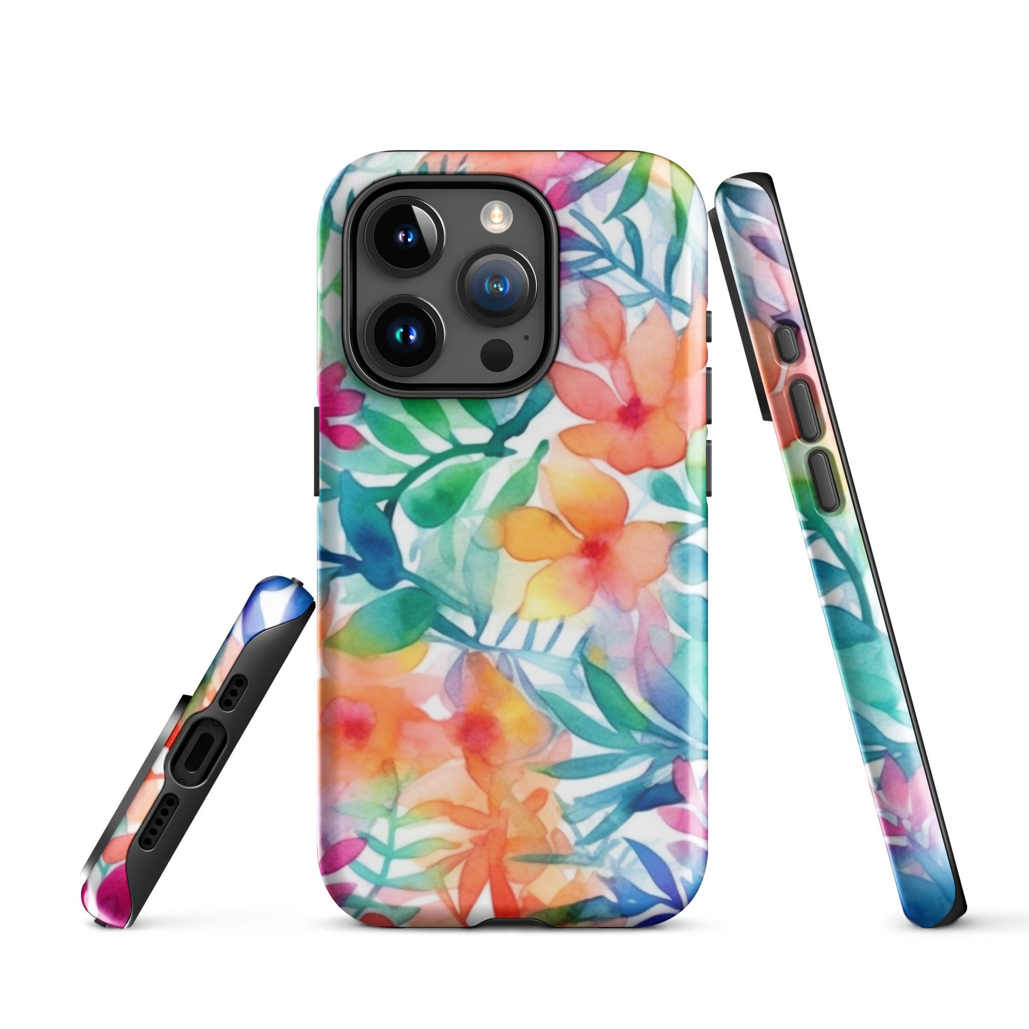 Tough Case for iPhone® Floral Pattern III