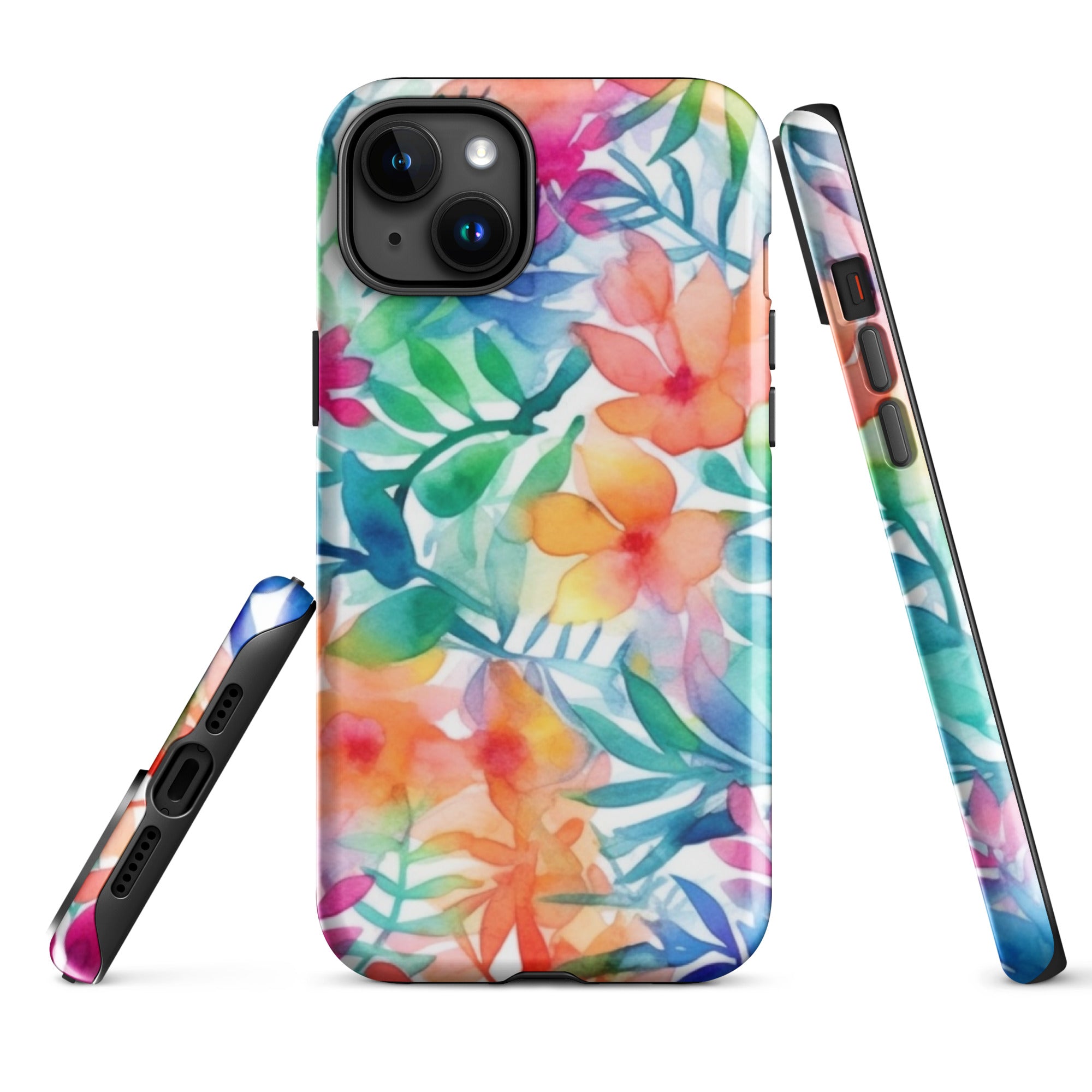 Tough Case for iPhone® Floral Pattern III