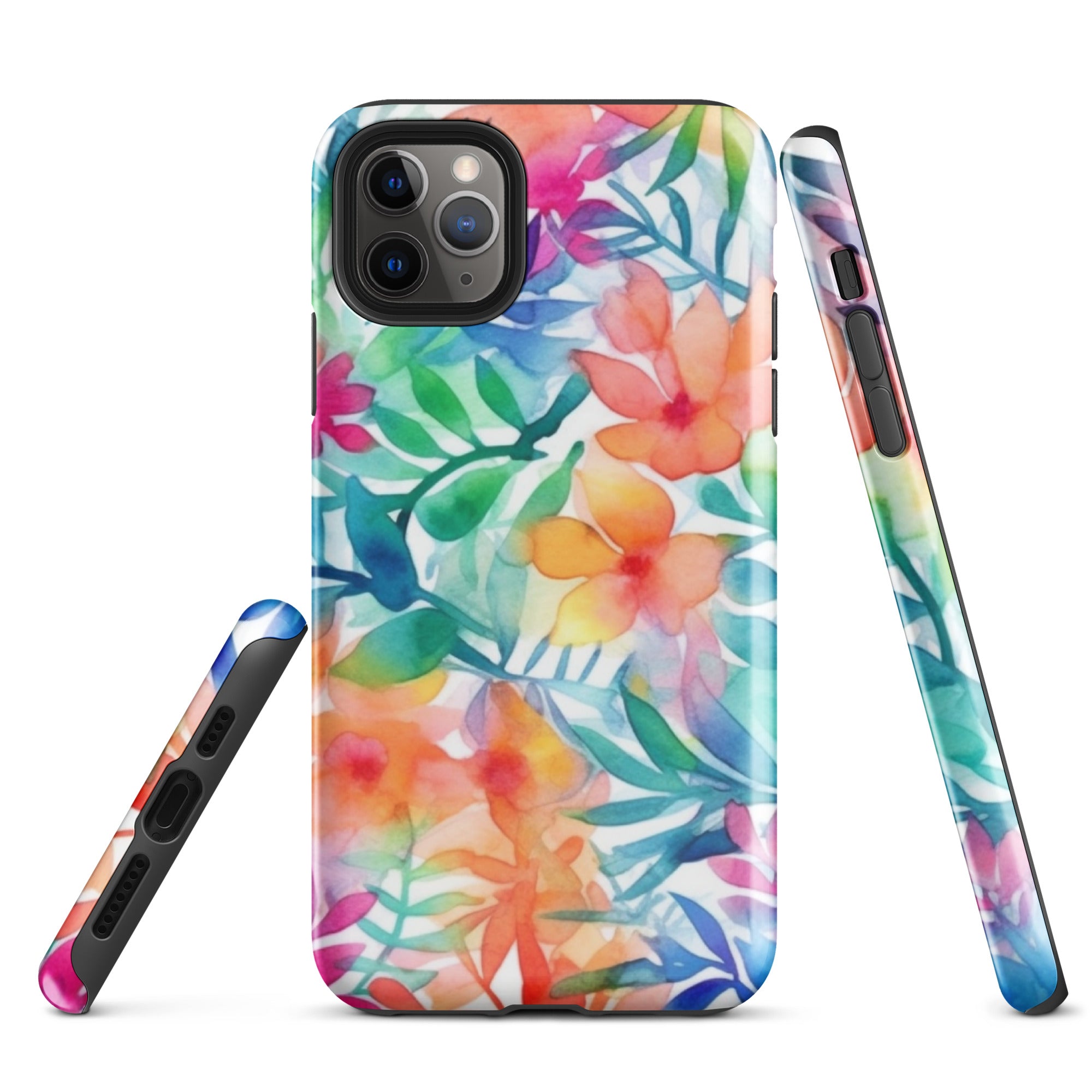Tough Case for iPhone® Floral Pattern III