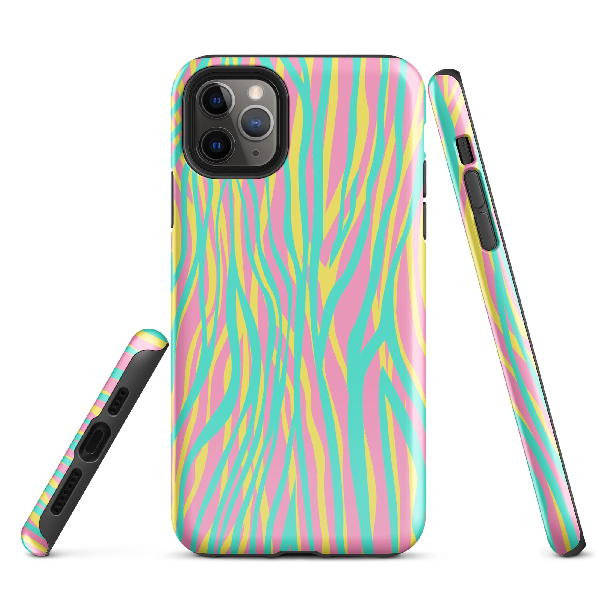 Tough Case for iPhone® Funky Zebra Pattern I
