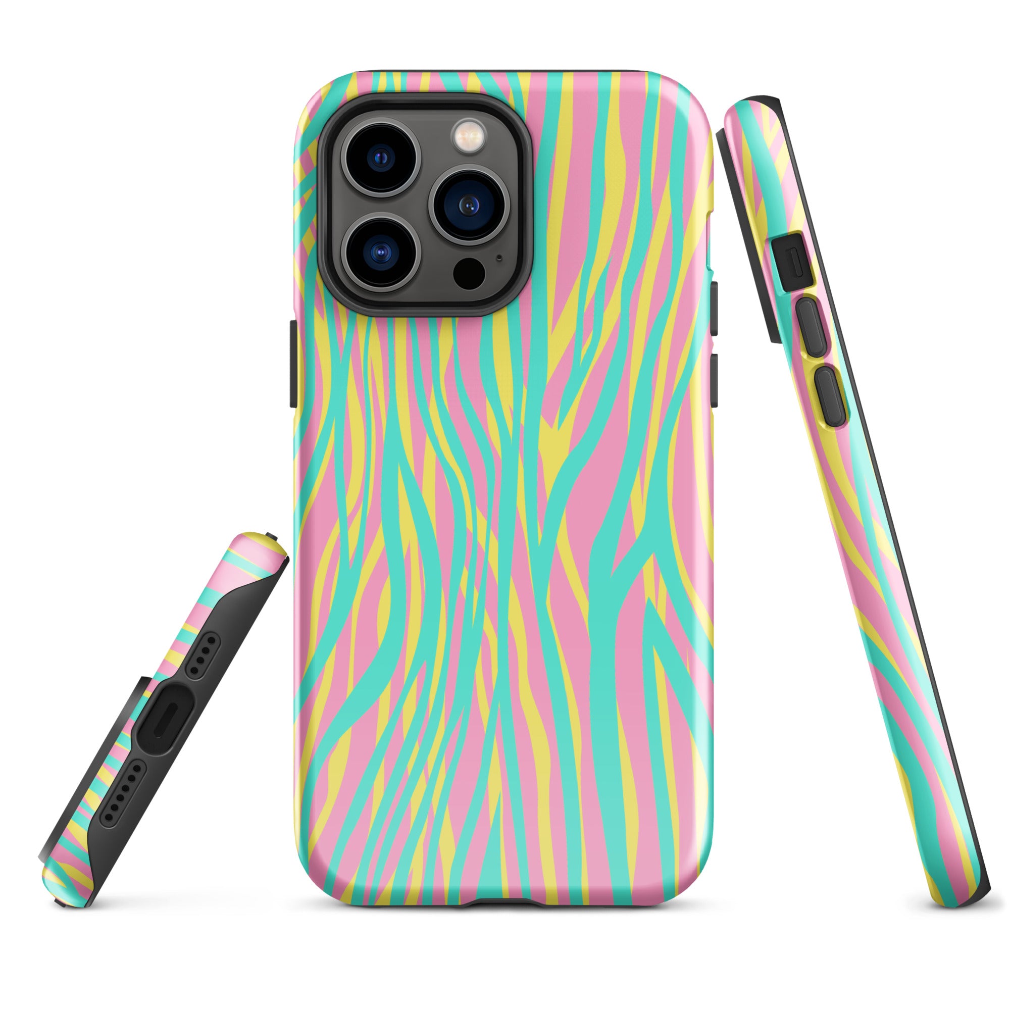 Tough Case for iPhone® Funky Zebra Pattern I