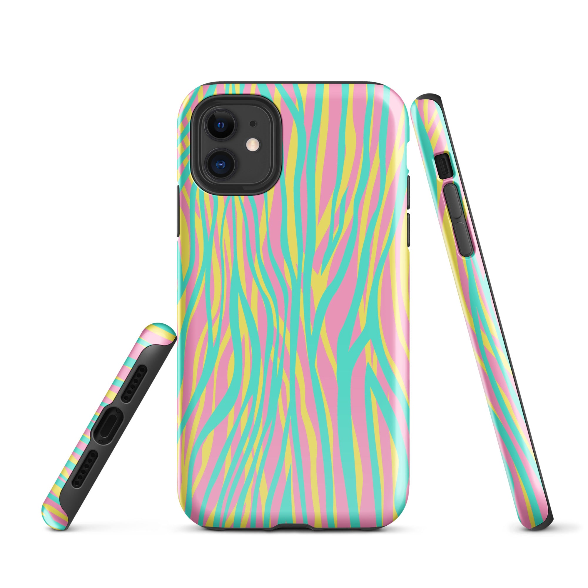 Tough Case for iPhone® Funky Zebra Pattern I