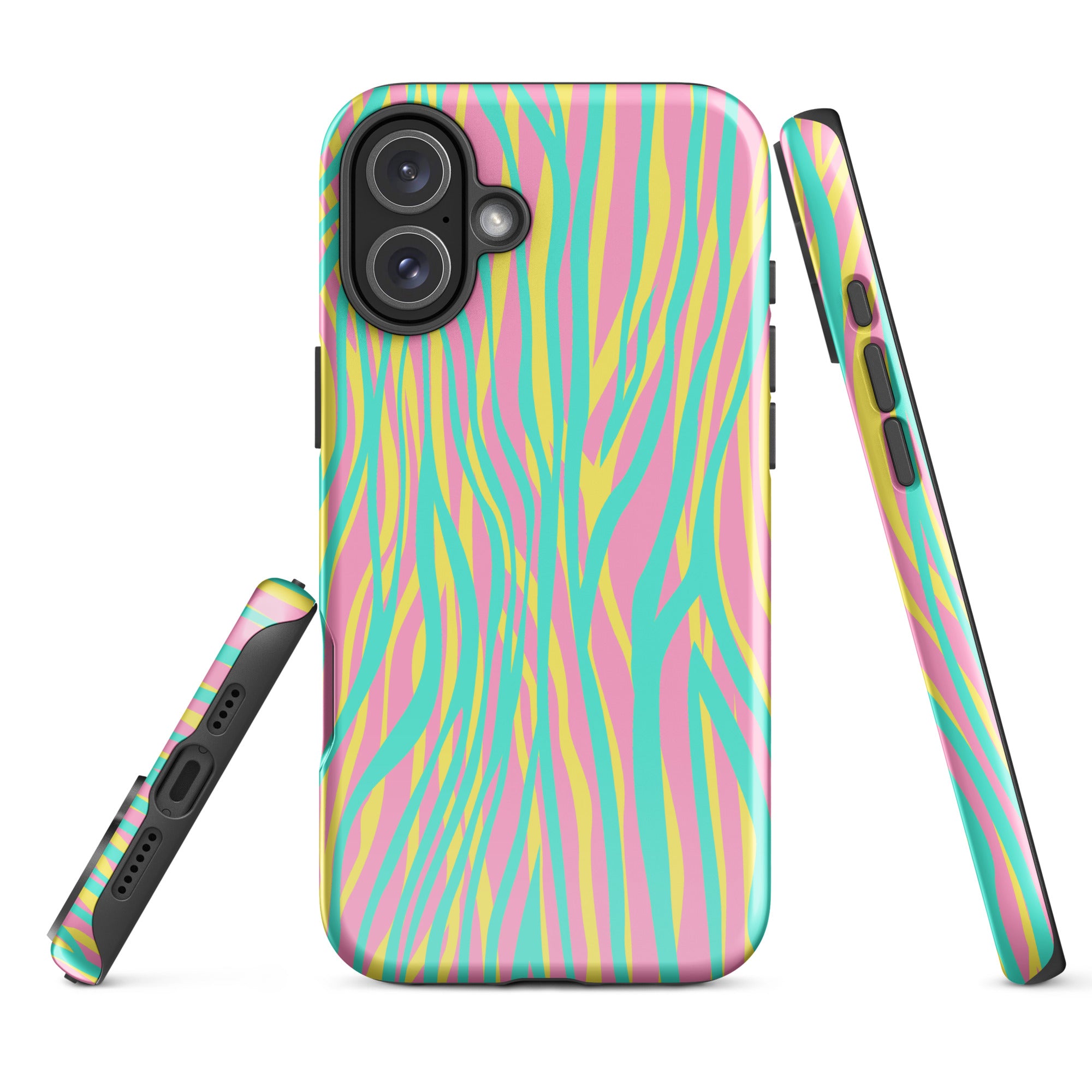 Tough Case for iPhone® Funky Zebra Pattern I