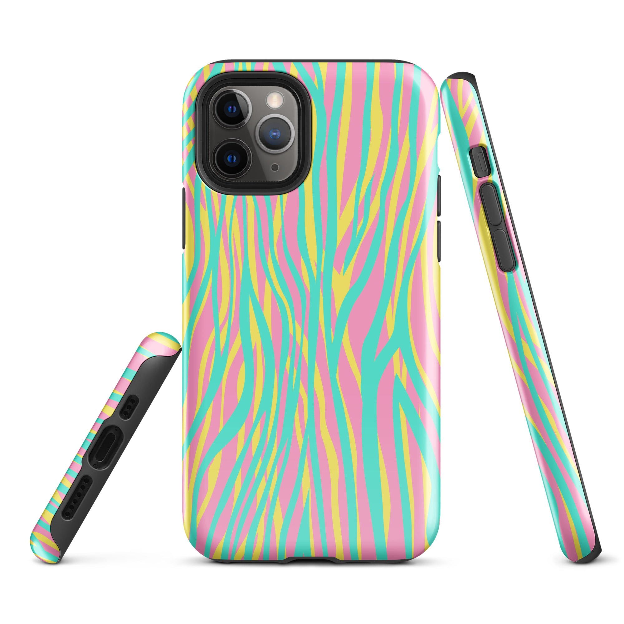 Tough Case for iPhone® Funky Zebra Pattern I