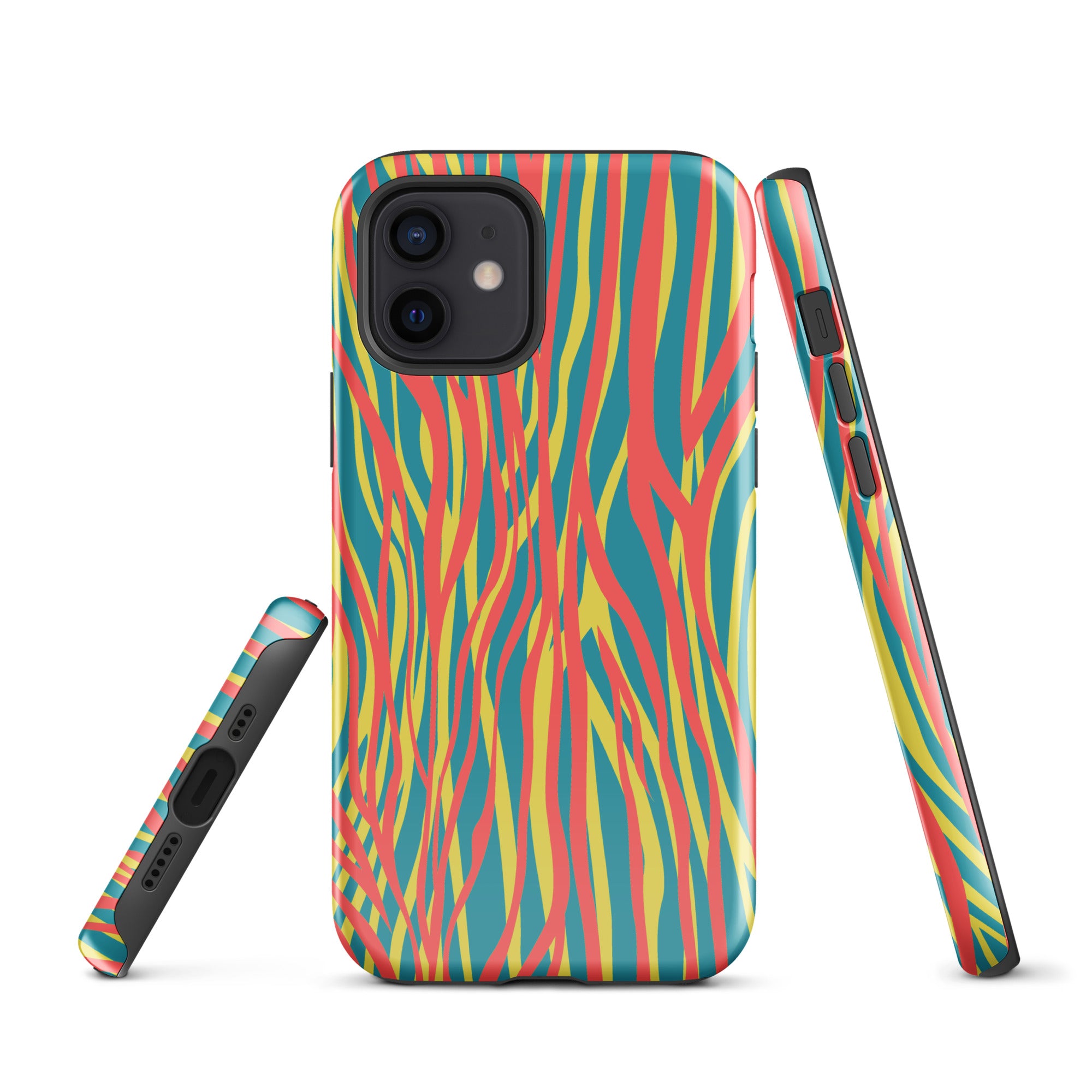 Tough Case for iPhone® Funky Zebra Pattern III