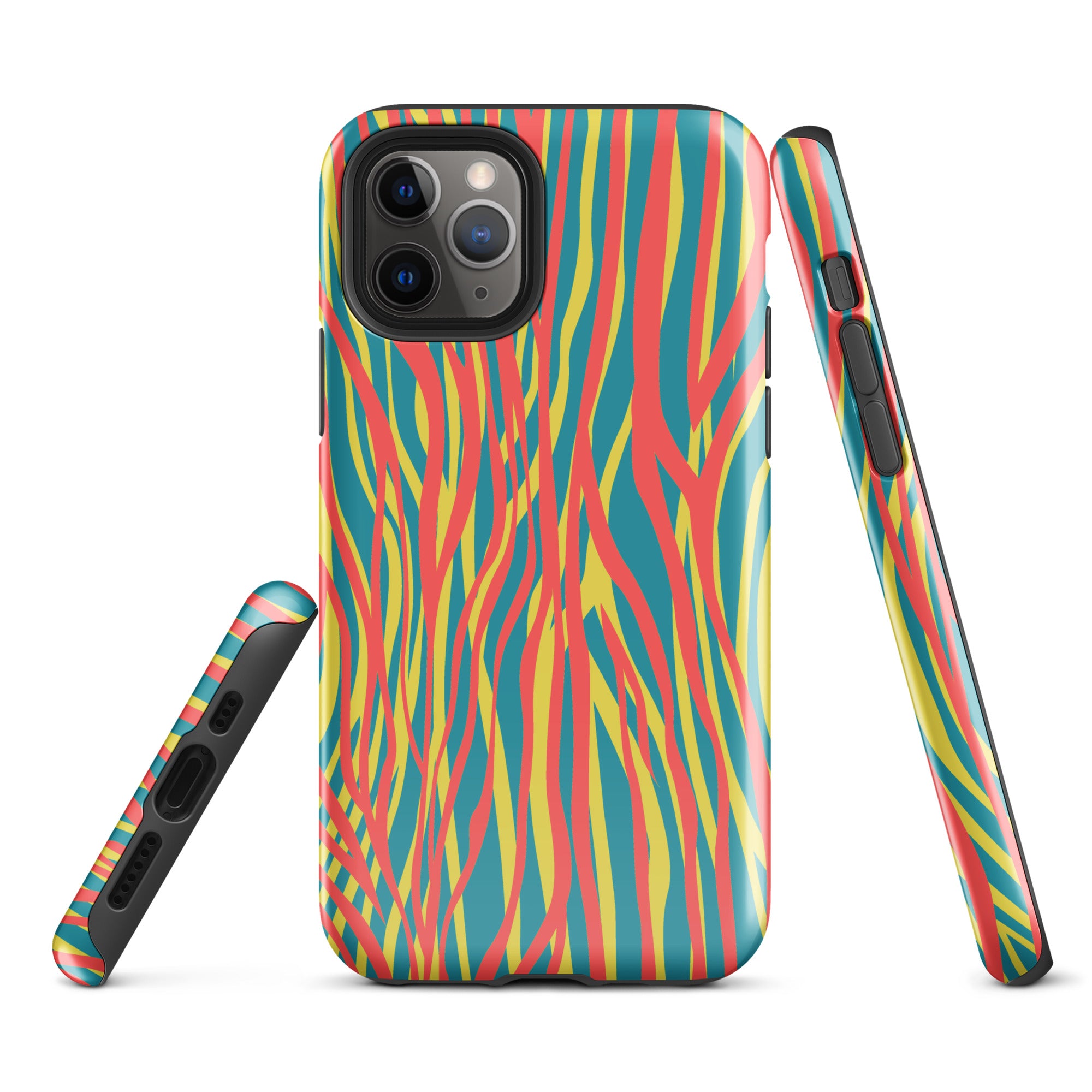 Tough Case for iPhone® Funky Zebra Pattern III