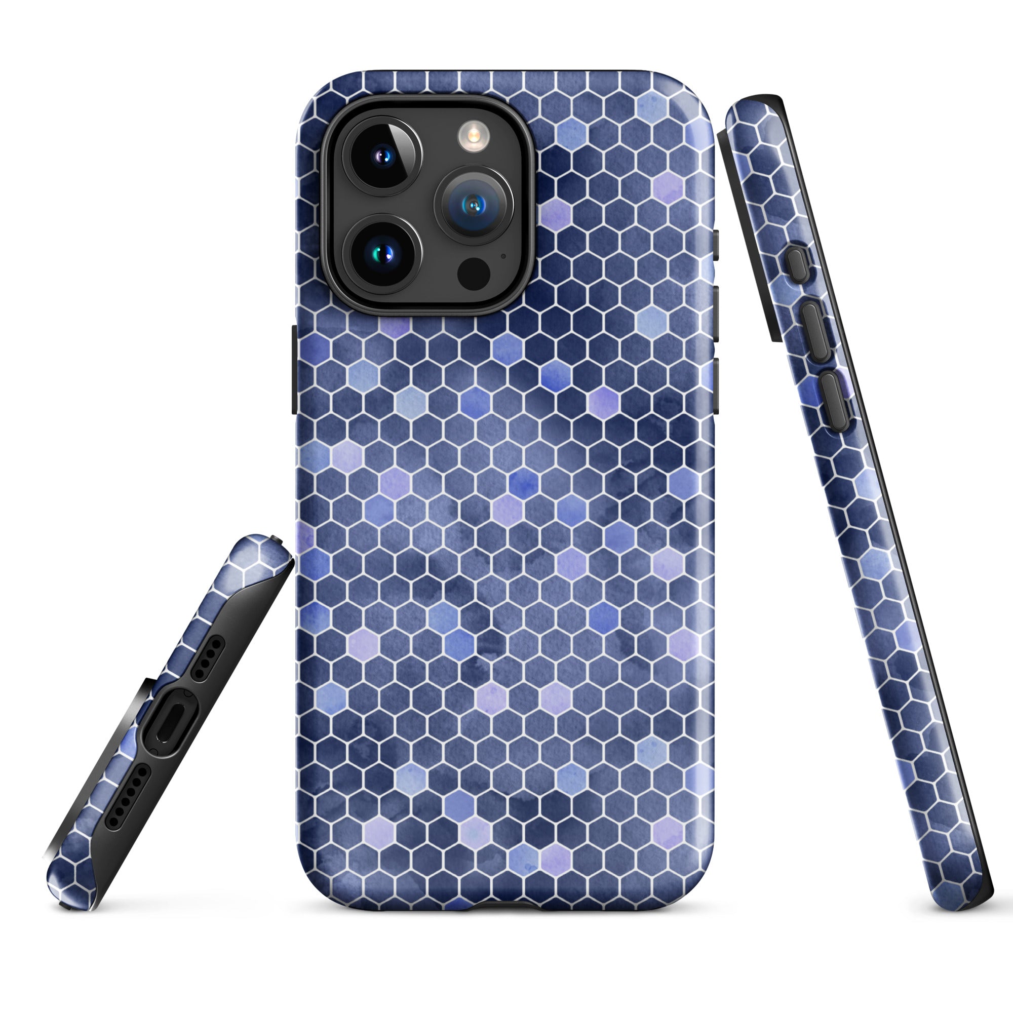 Tough Case for iPhone® Honeycomb Blue
