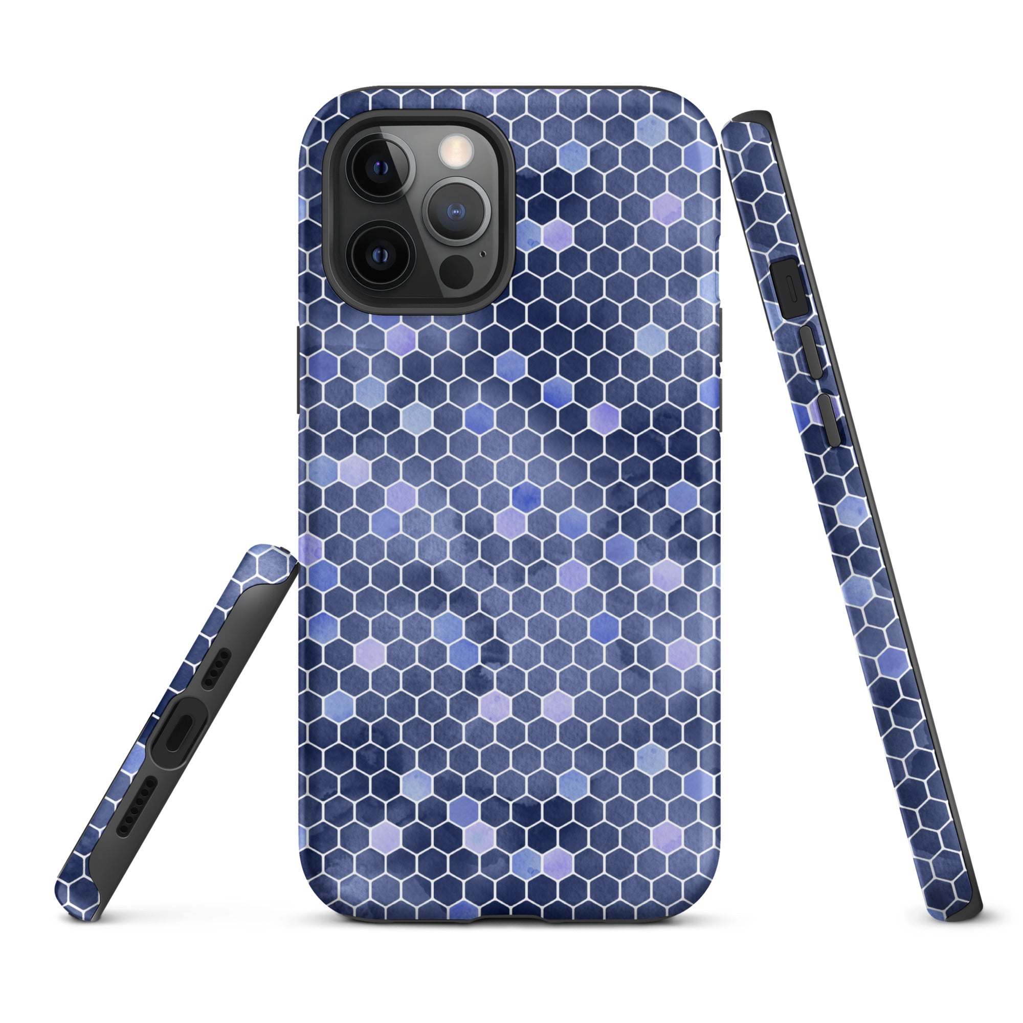 Tough Case for iPhone® Honeycomb Blue