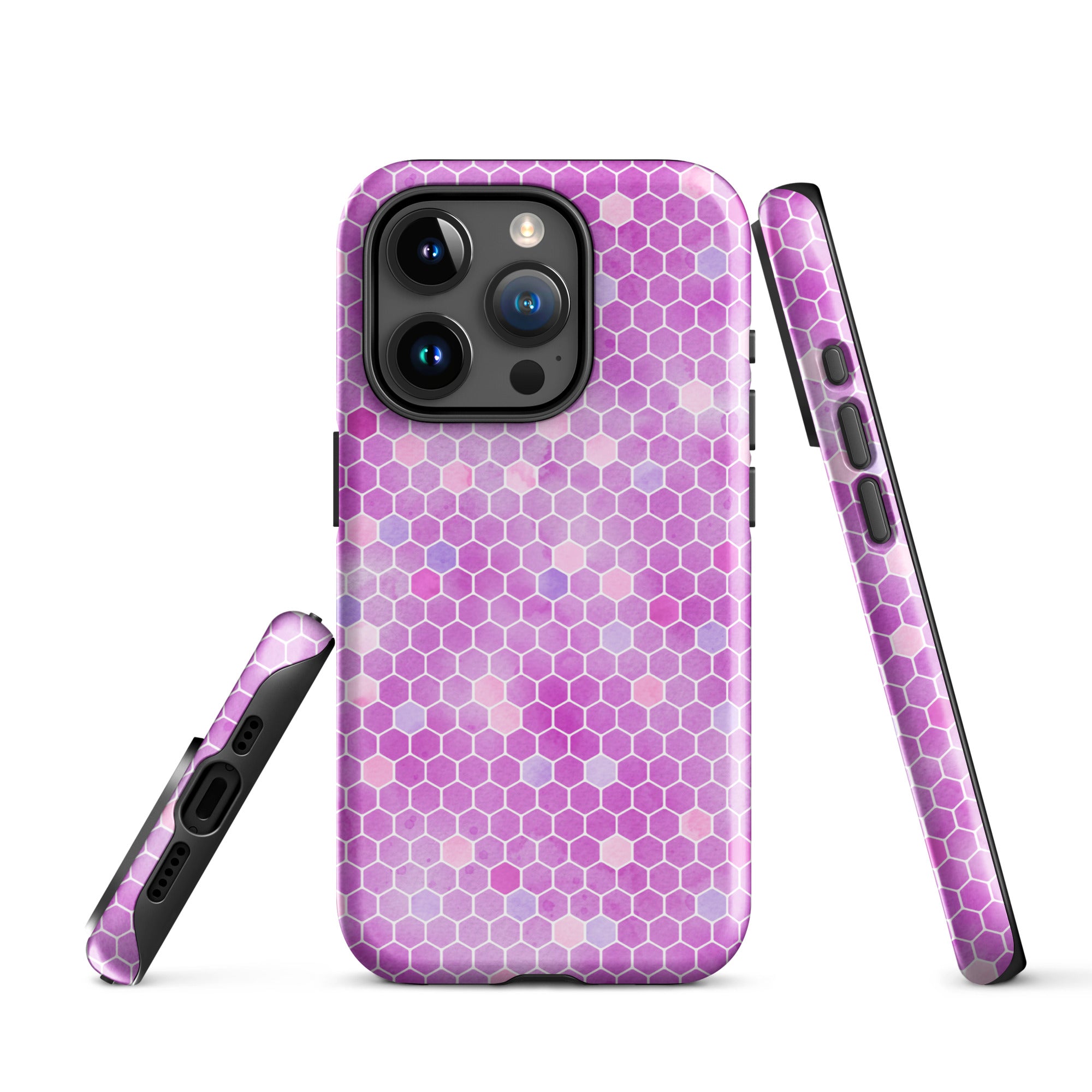 Tough Case for iPhone® Honeycomb Pink