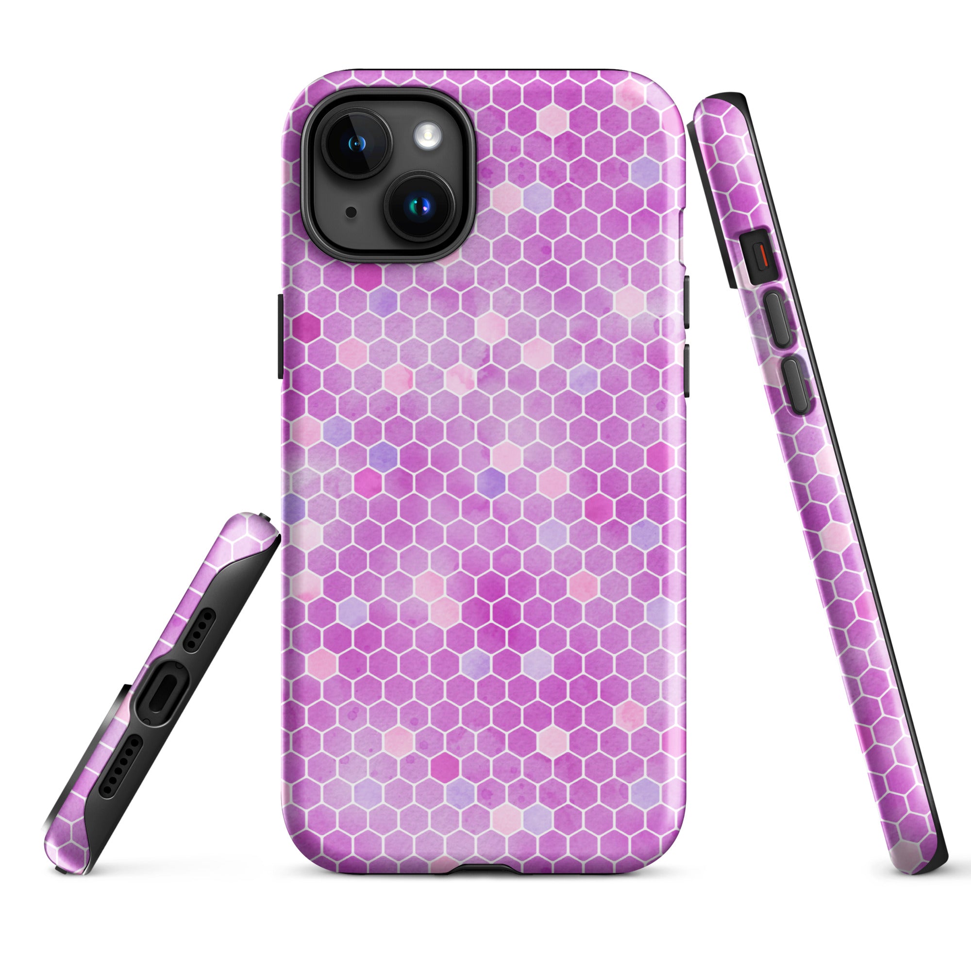 Tough Case for iPhone® Honeycomb Pink