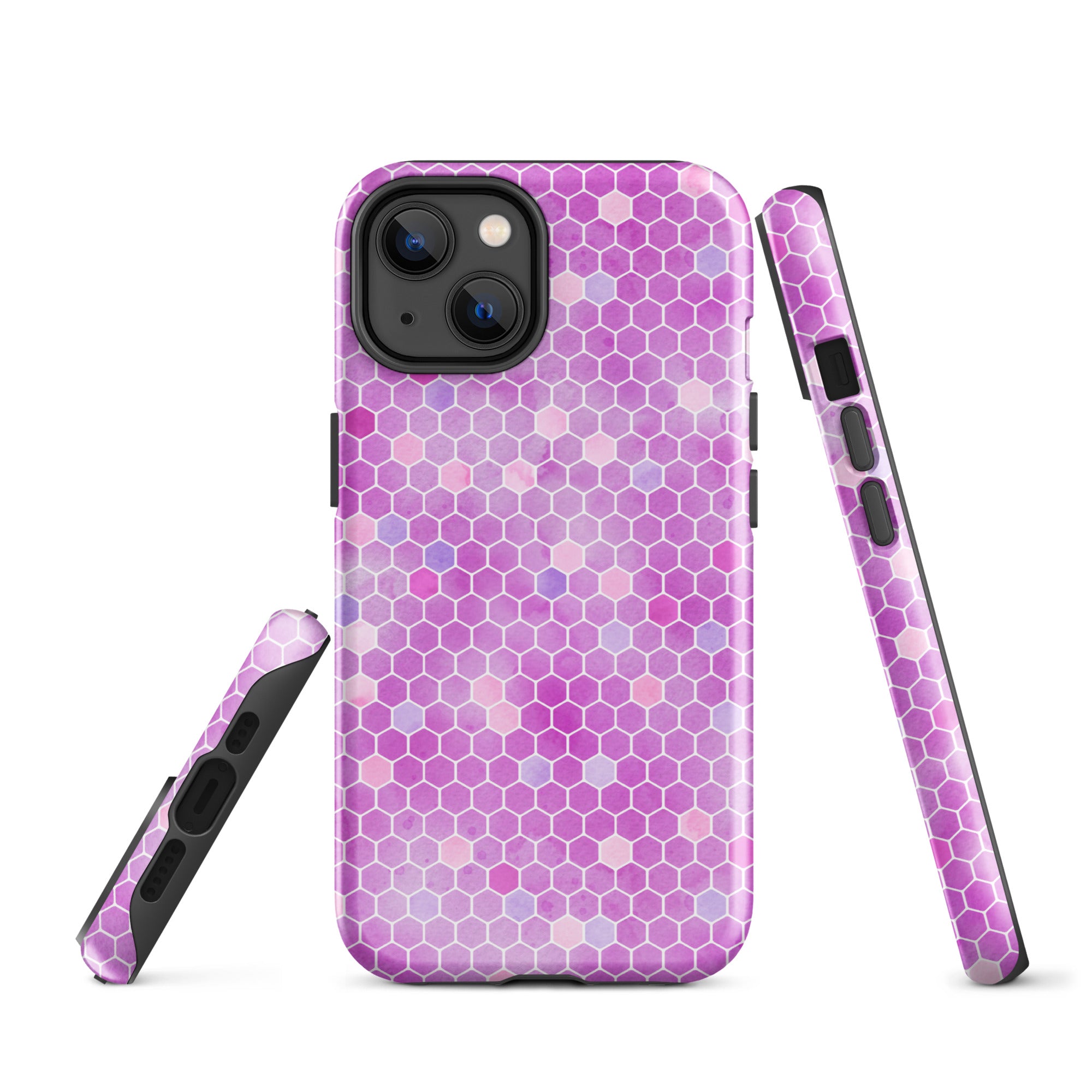 Tough Case for iPhone® Honeycomb Pink