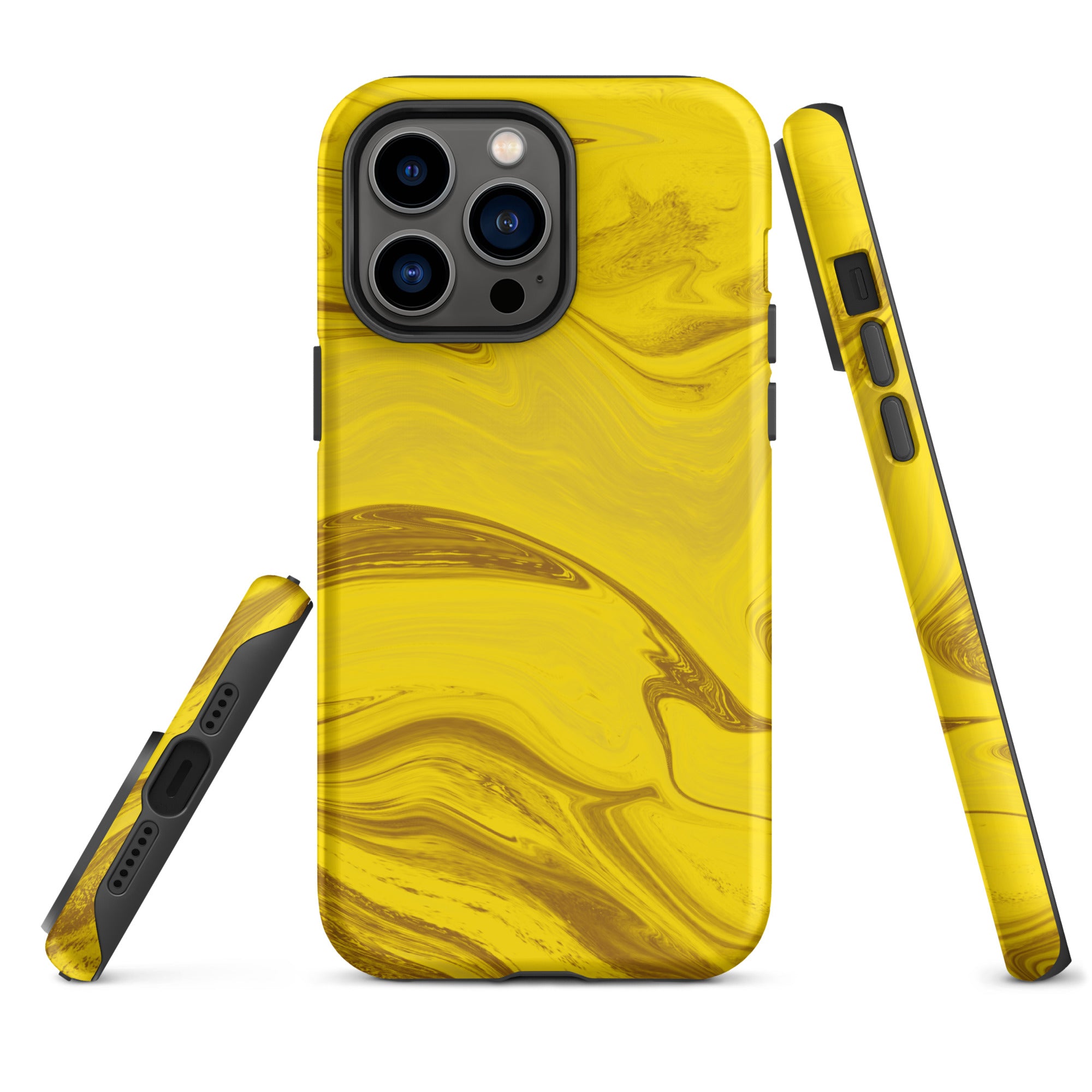 Tough Case for iPhone® Liquid Gold Marble