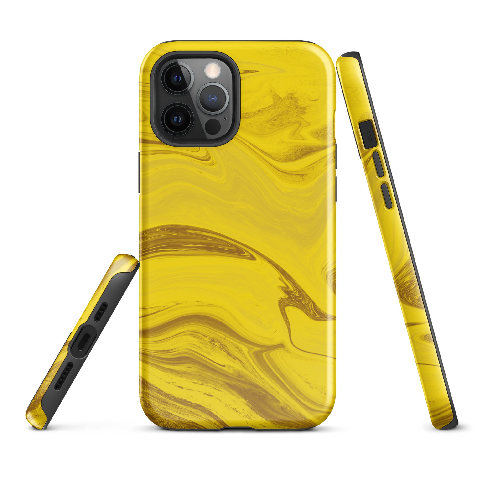 Tough Case for iPhone® Liquid Gold Marble
