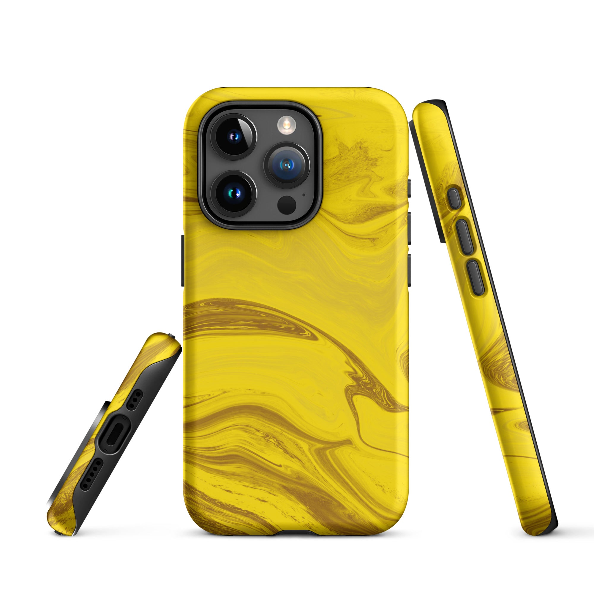 Tough Case for iPhone® Liquid Gold Marble