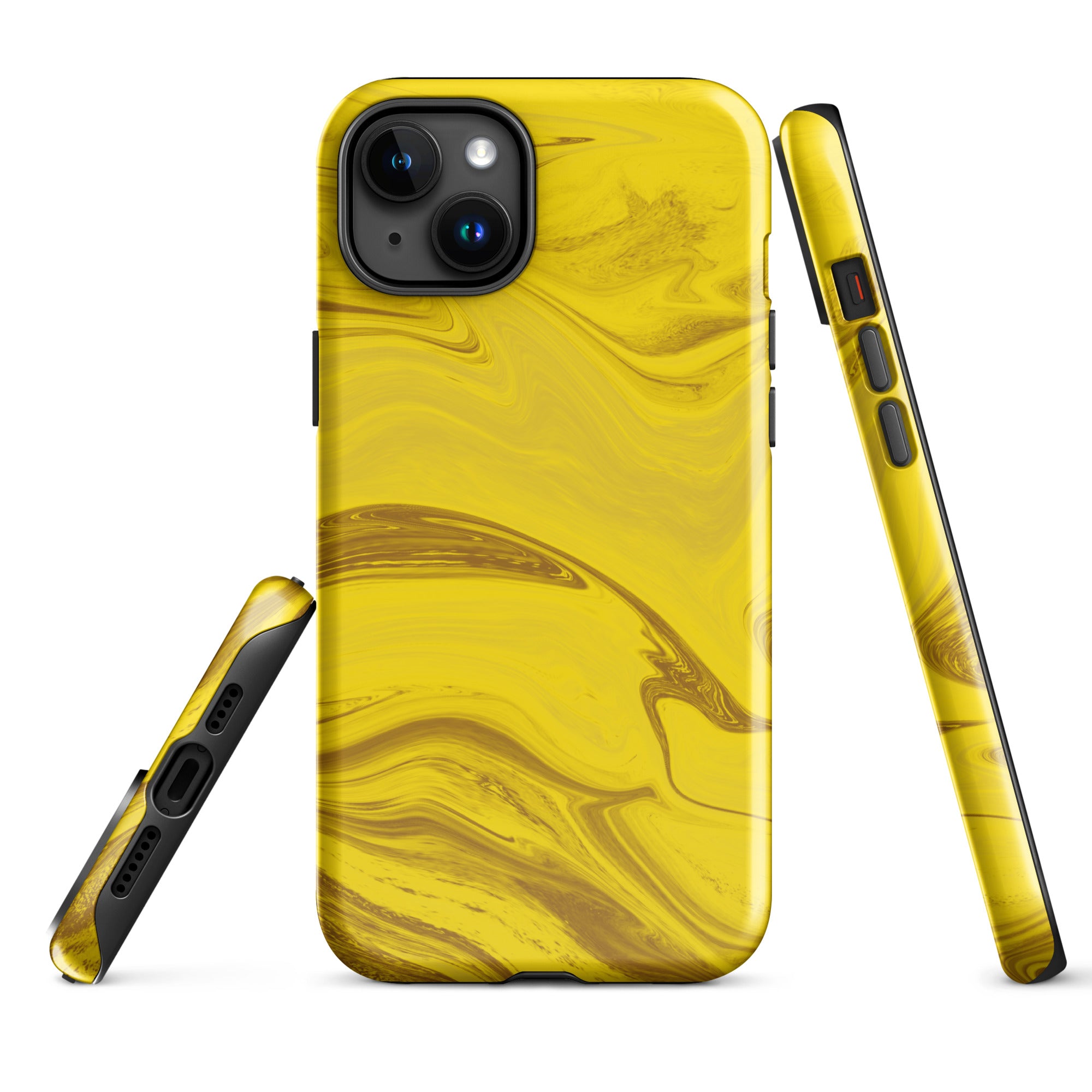 Tough Case for iPhone® Liquid Gold Marble