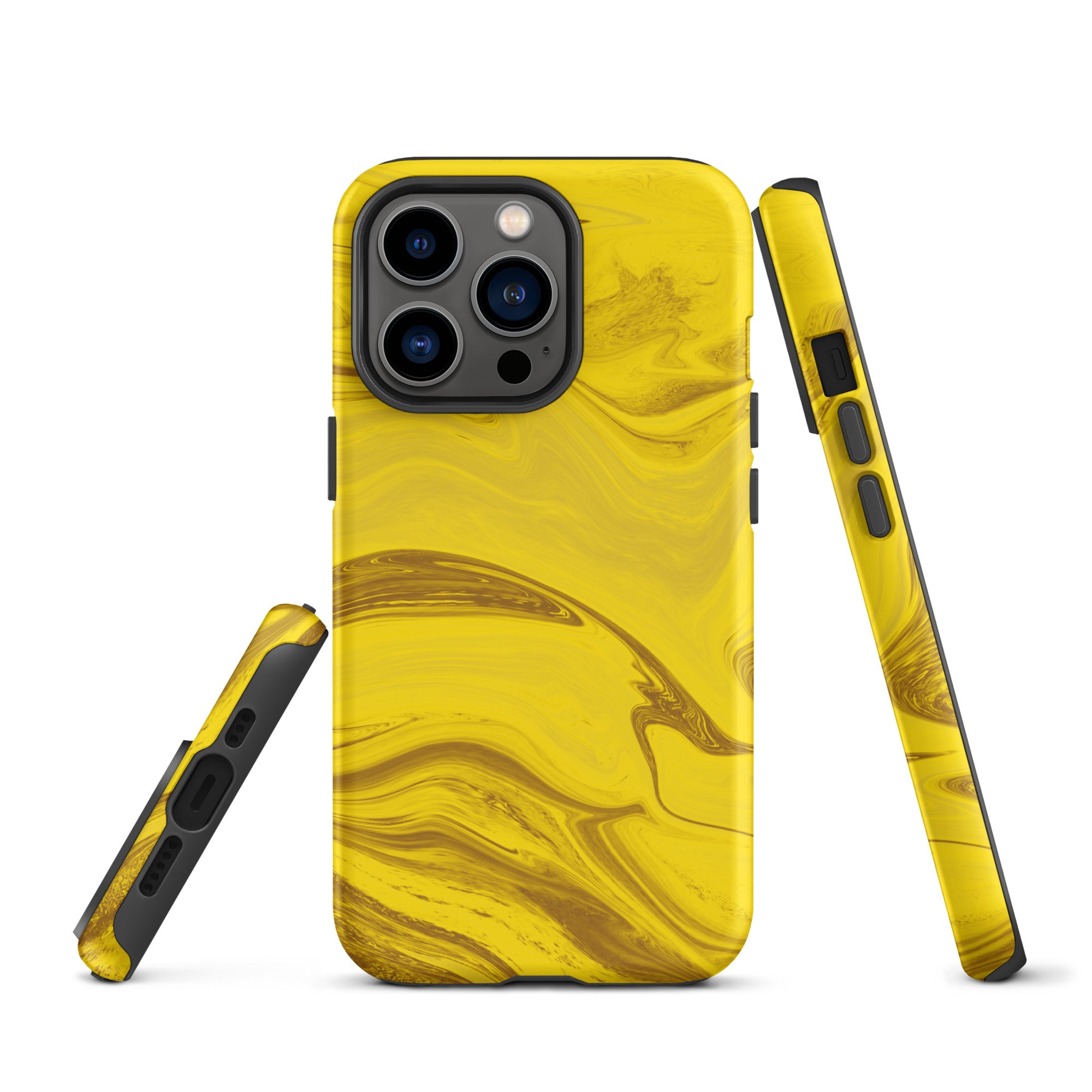 Tough Case for iPhone® Liquid Gold Marble