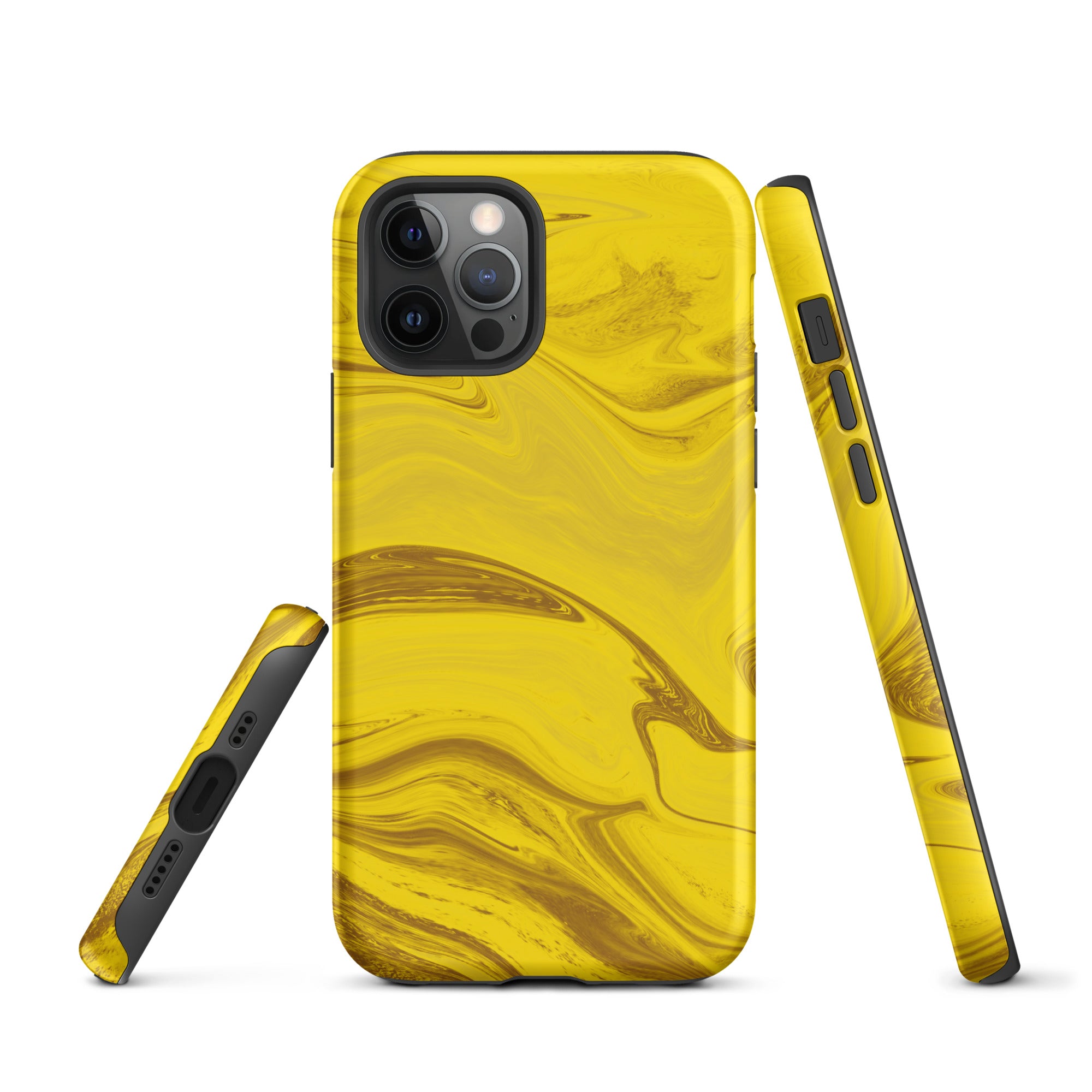 Tough Case for iPhone® Liquid Gold Marble
