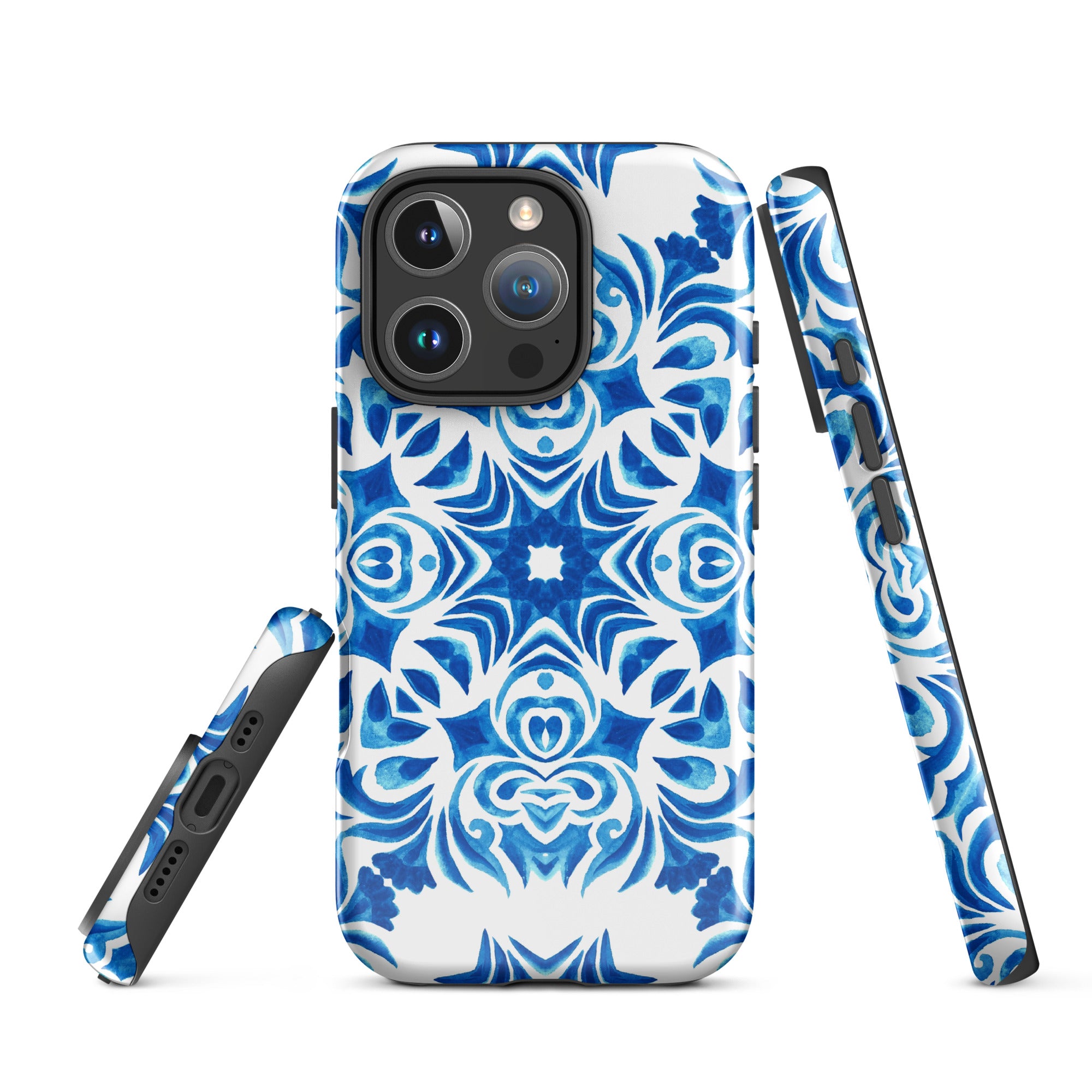 Tough Case for iPhone® Majolica Pattern III