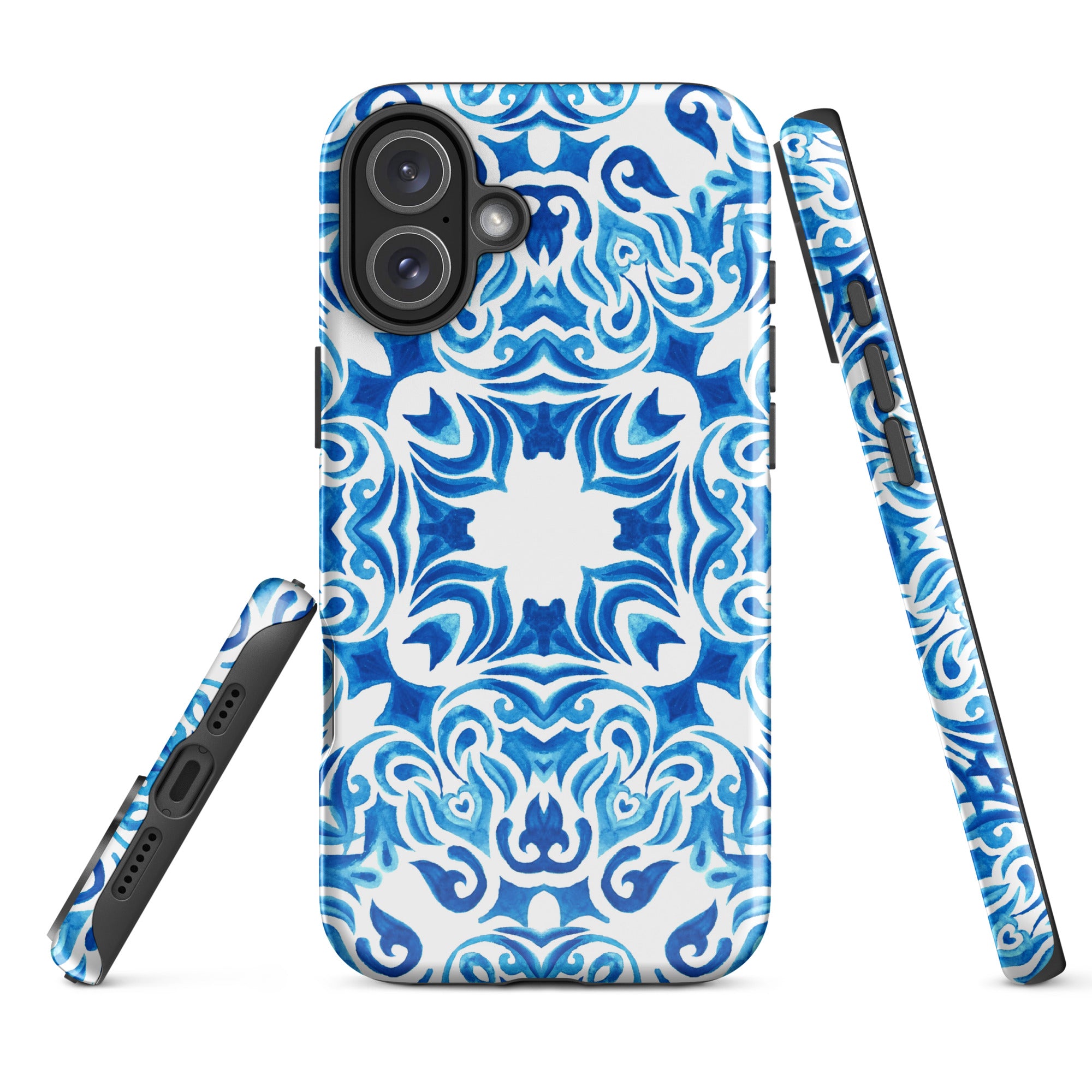 Tough Case for iPhone® Majolica Pattern IV