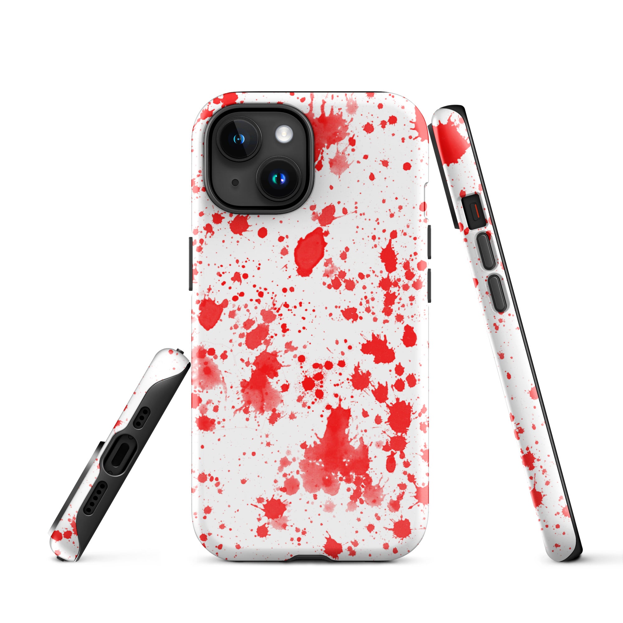 Tough Case for iPhone® Paint Splatter Red