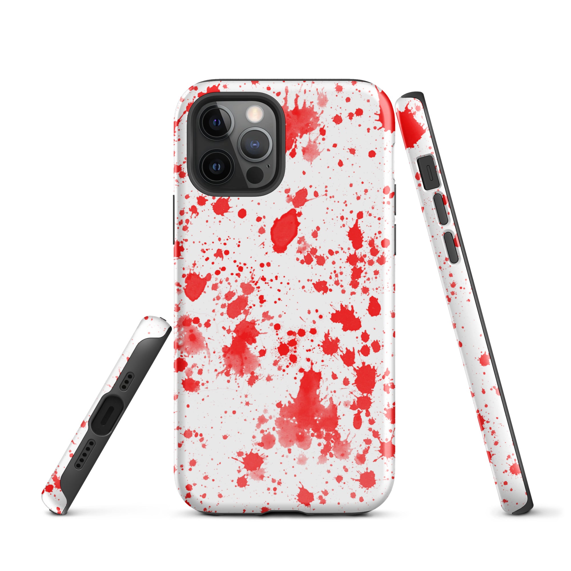 Tough Case for iPhone® Paint Splatter Red