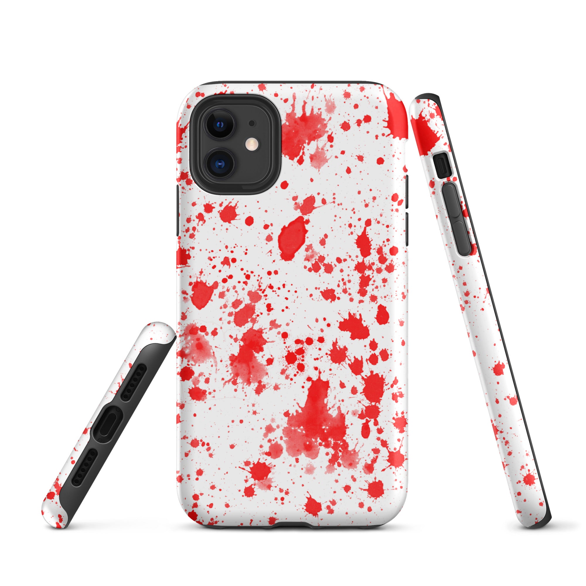 Tough Case for iPhone® Paint Splatter Red