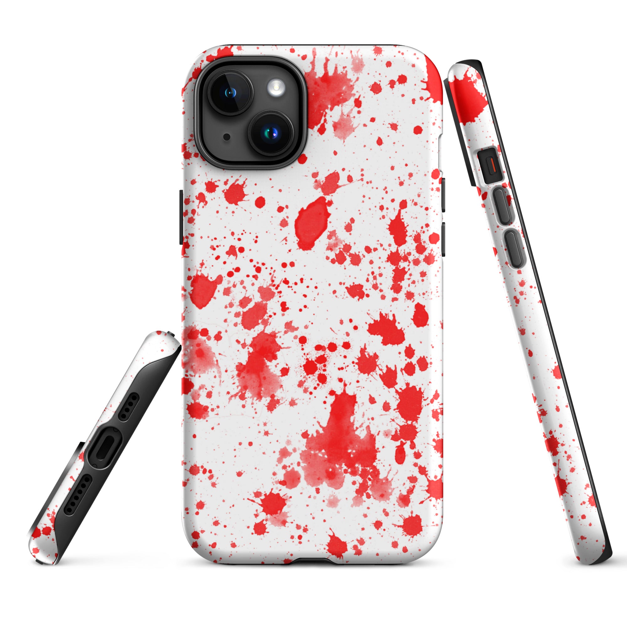 Tough Case for iPhone® Paint Splatter Red