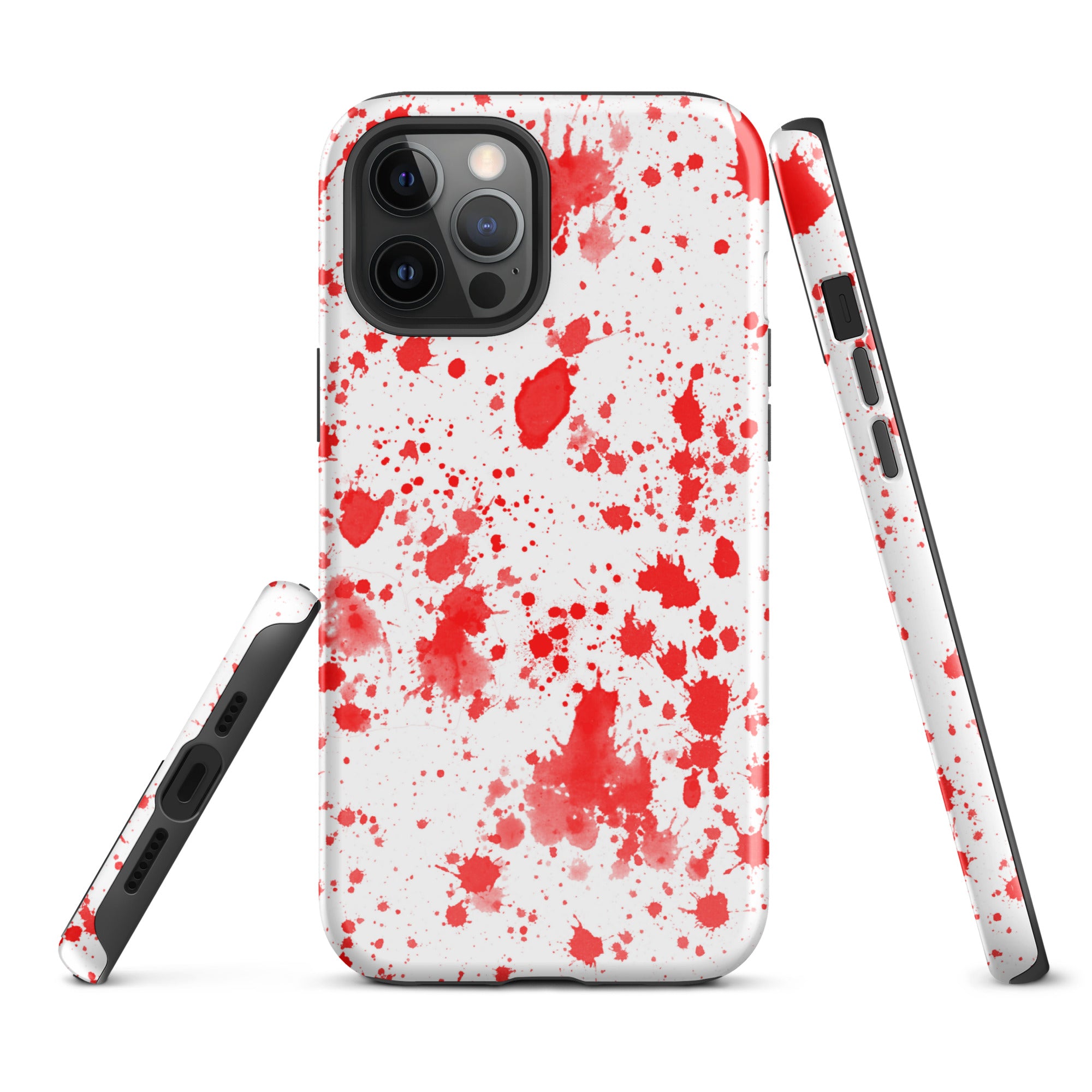 Tough Case for iPhone® Paint Splatter Red