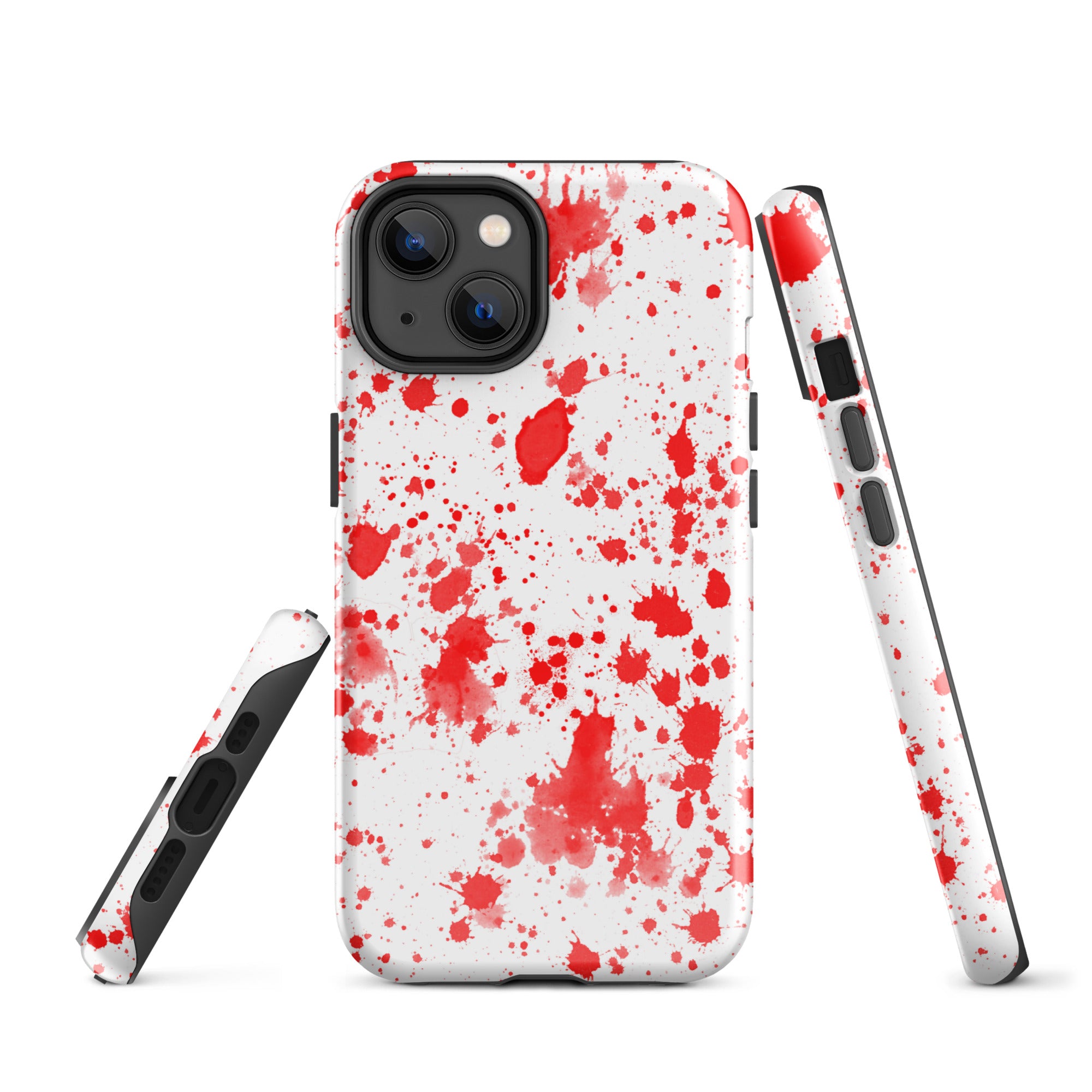 Tough Case for iPhone® Paint Splatter Red