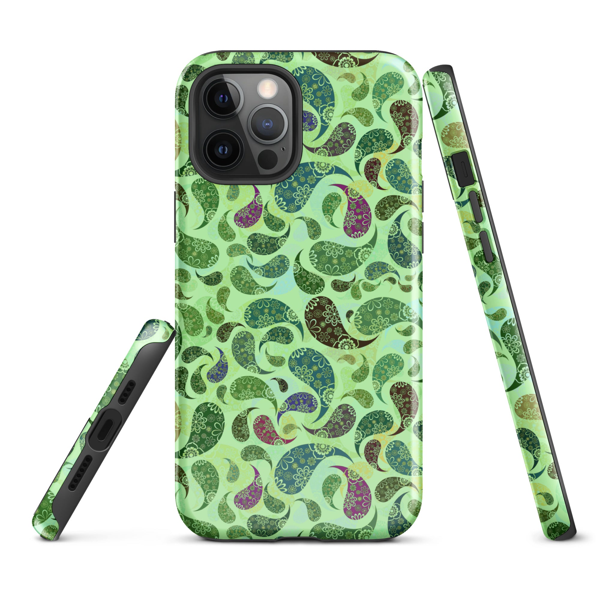 Tough Case for iPhone® Paisley Green