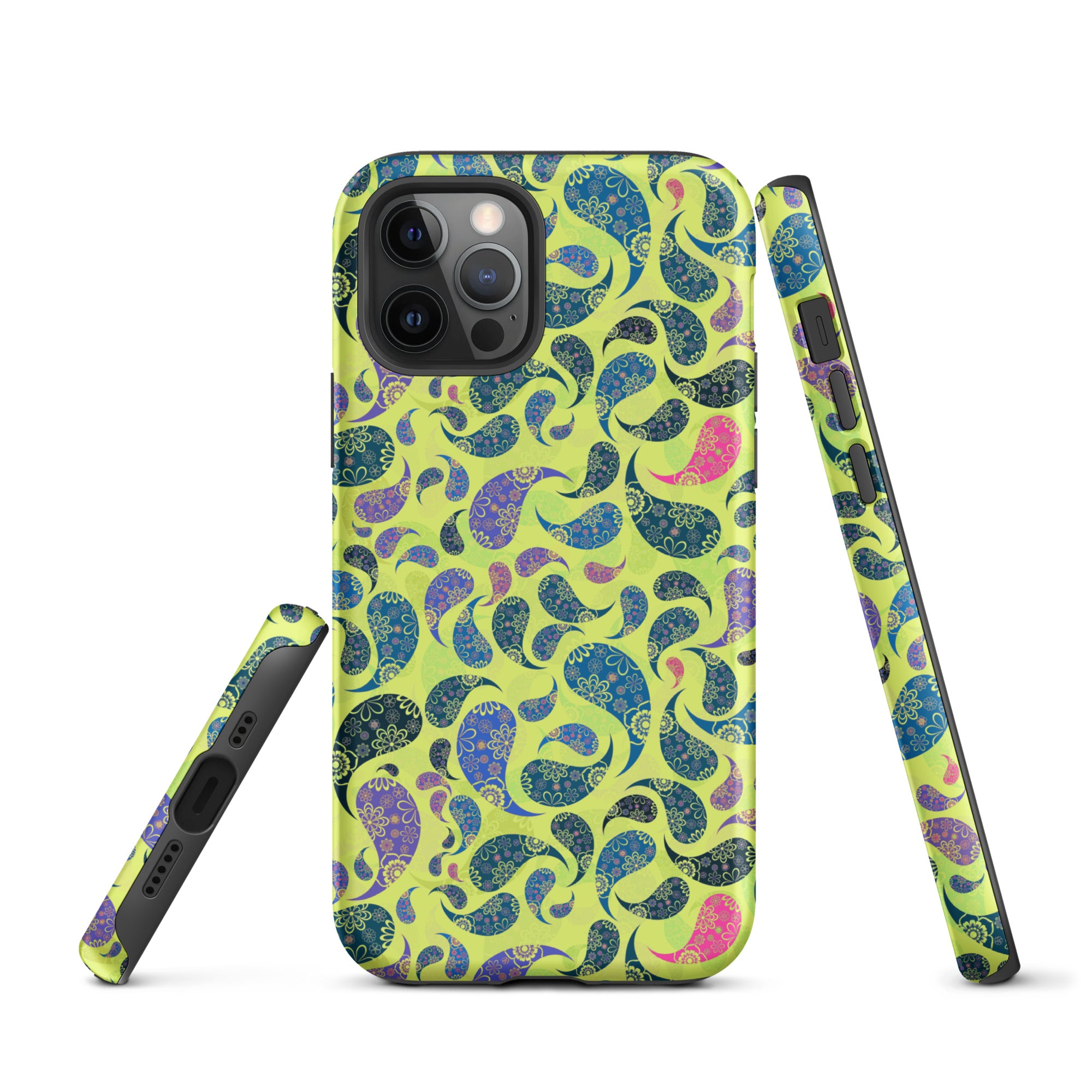 Tough Case for iPhone® Paisley Yellow