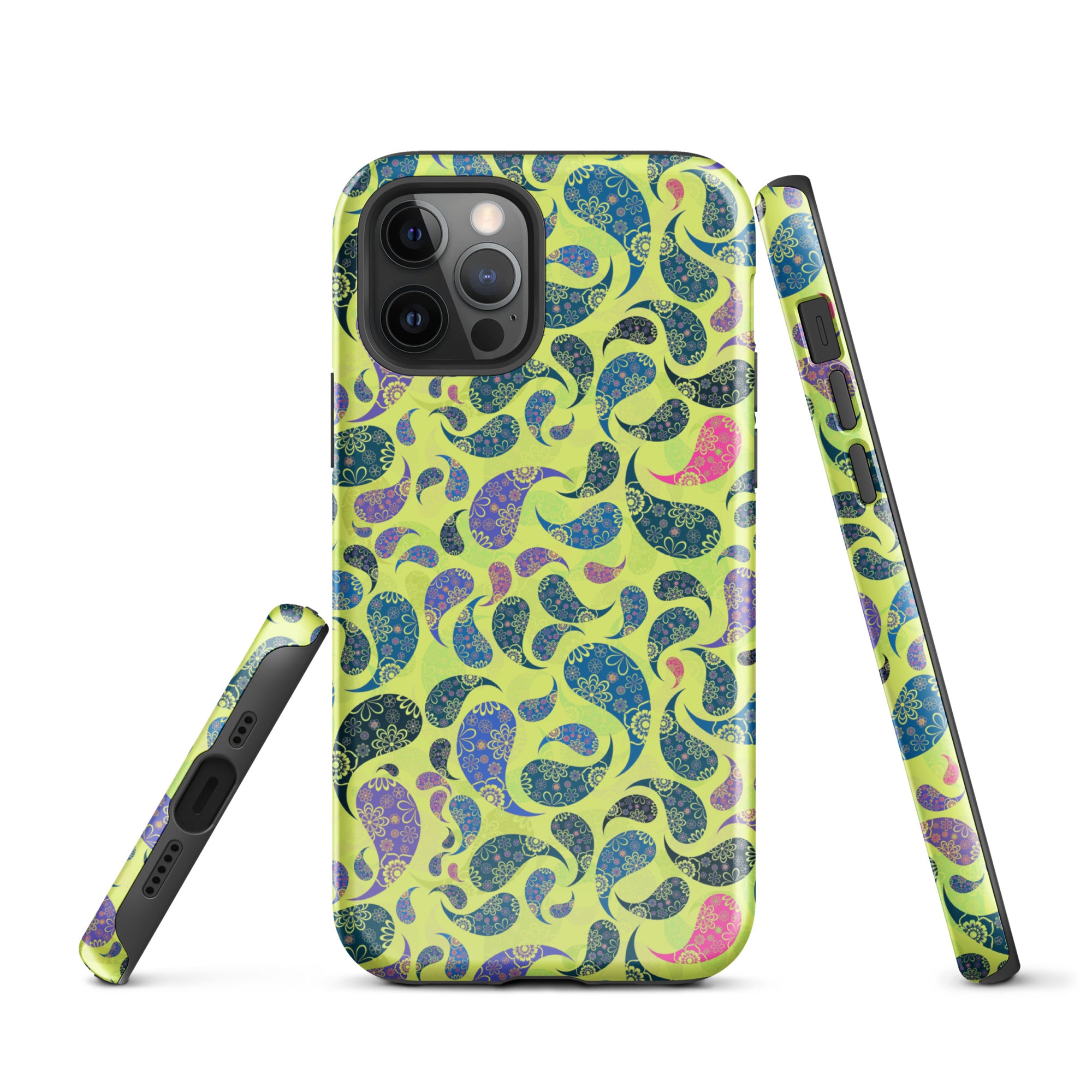 Tough Case for iPhone® Paisley Yellow