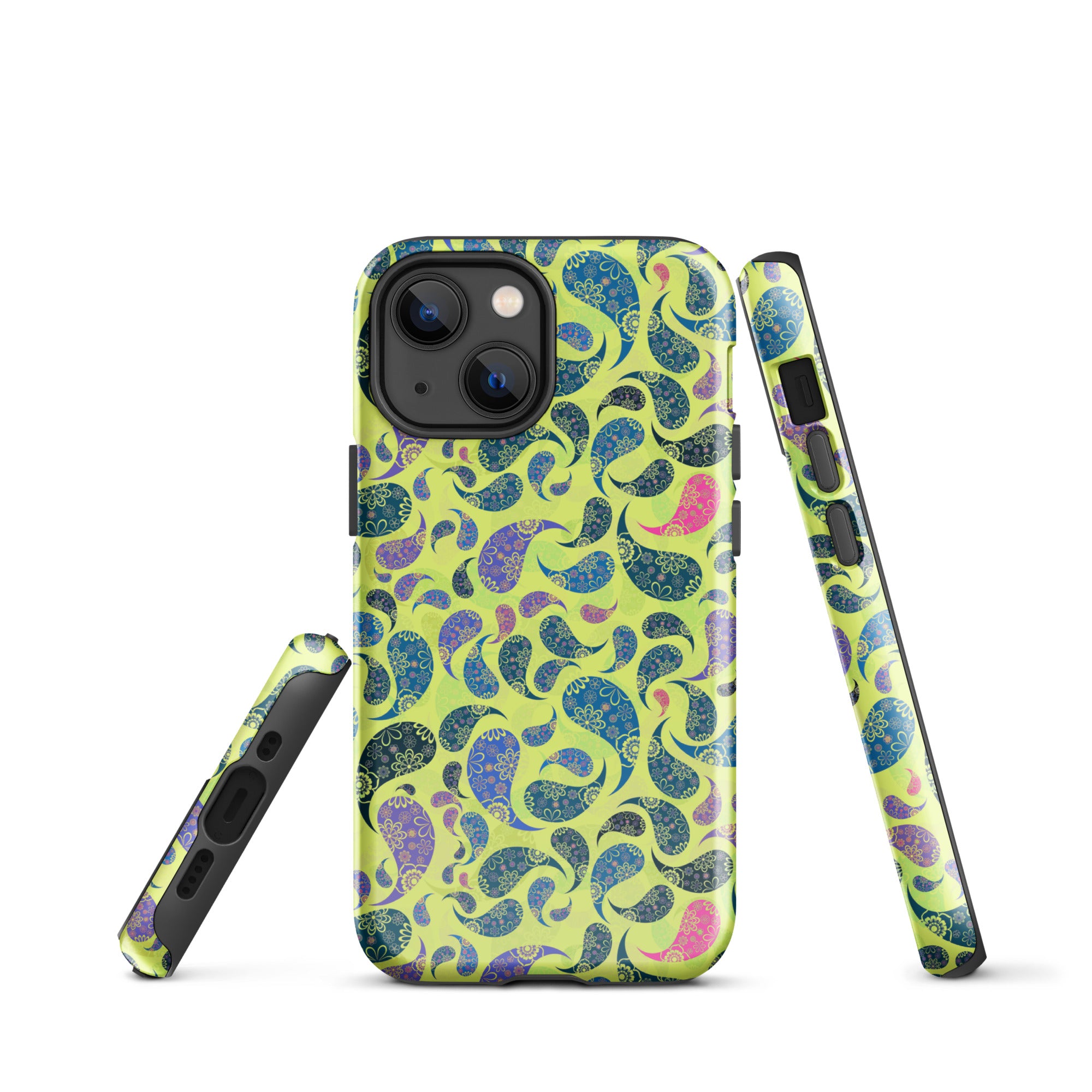 Tough Case for iPhone® Paisley Yellow